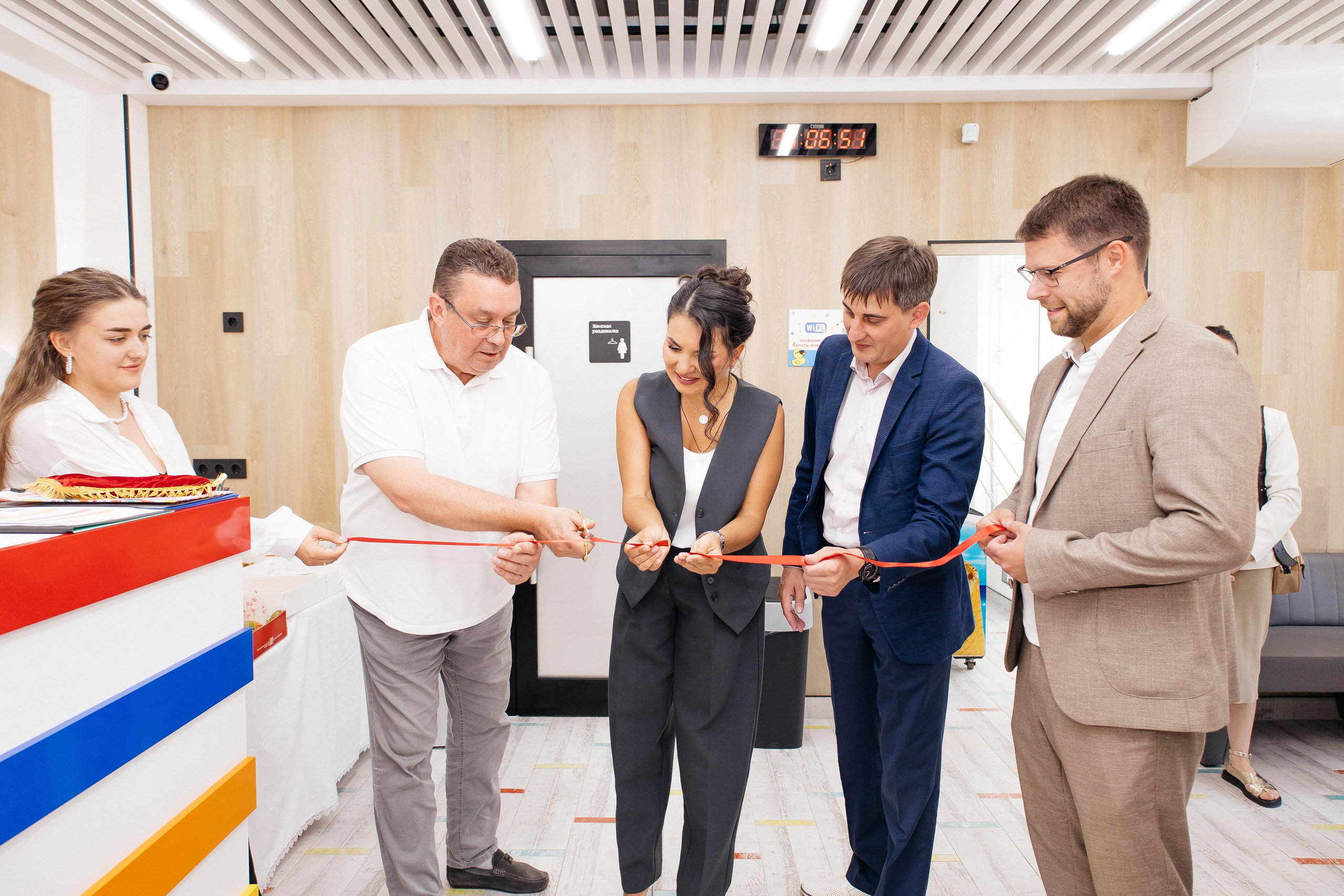 Открытие бассейна. Фотограф в Иркутске