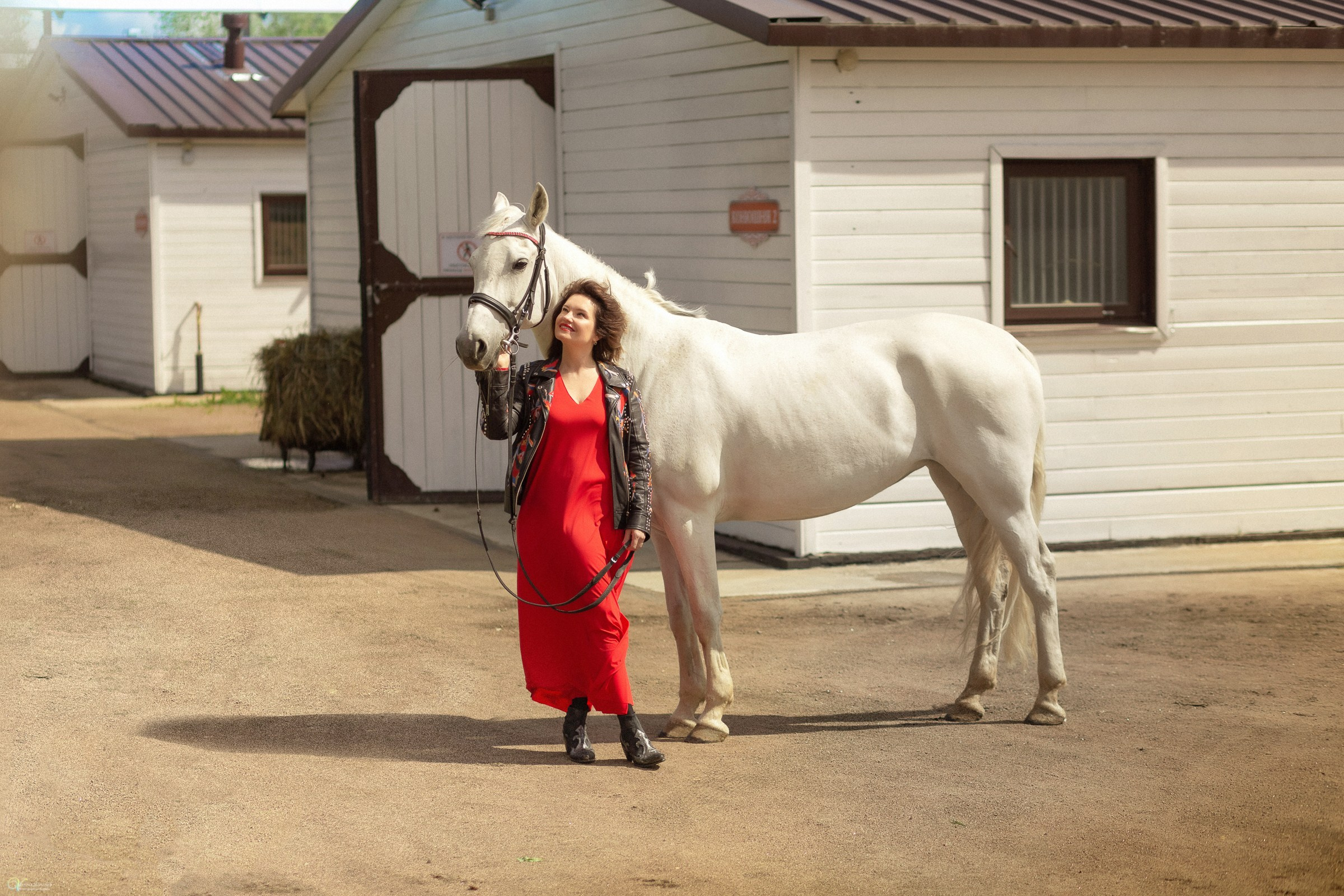 Галина и ее лошадь Сказка. Фотограф женский и мужской портрет Санкт-Петербург