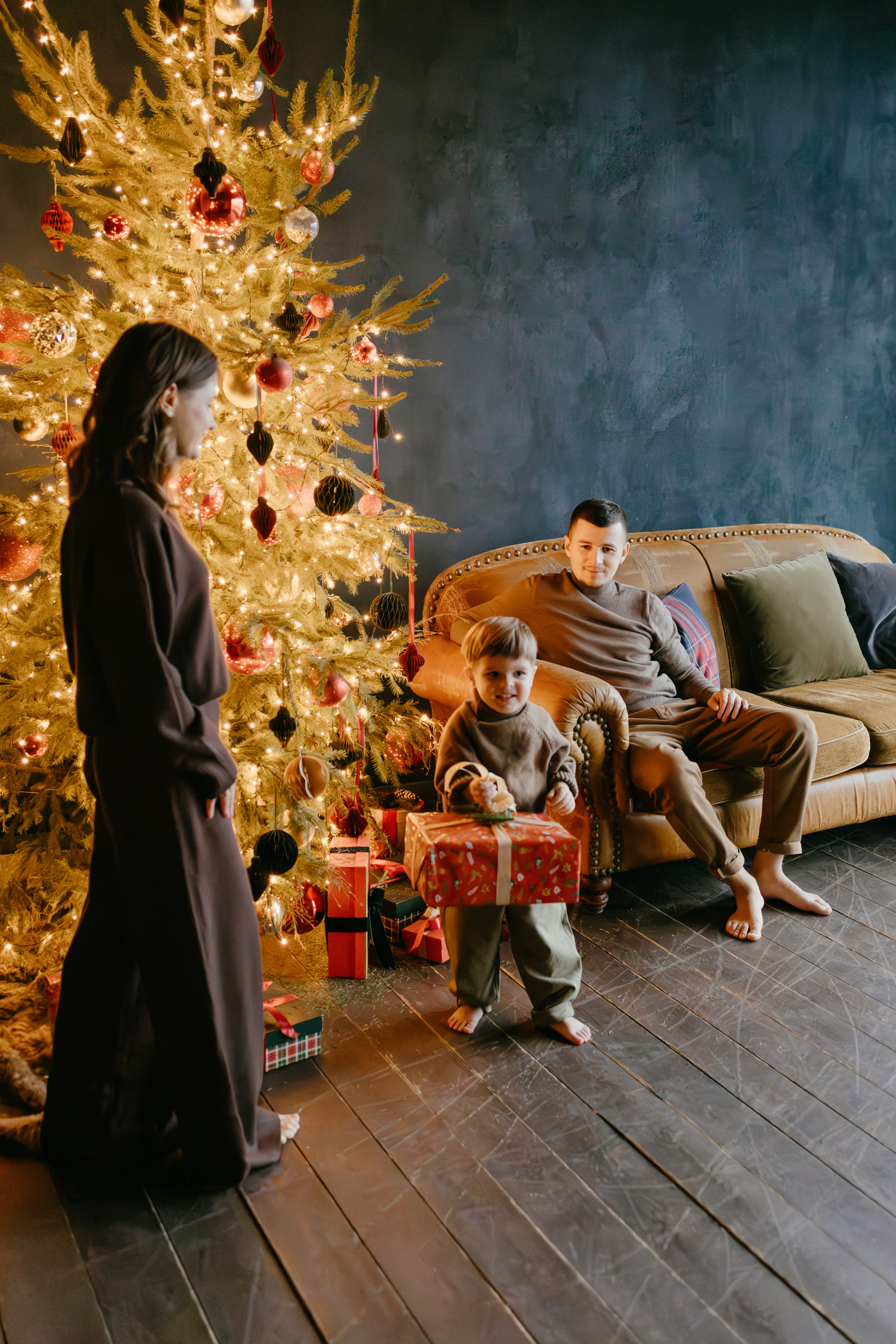 Волшебство и мандарины. История для Максима. Семейный и детский фотограф в Санкт-Петербурге — Лаврова Ольга