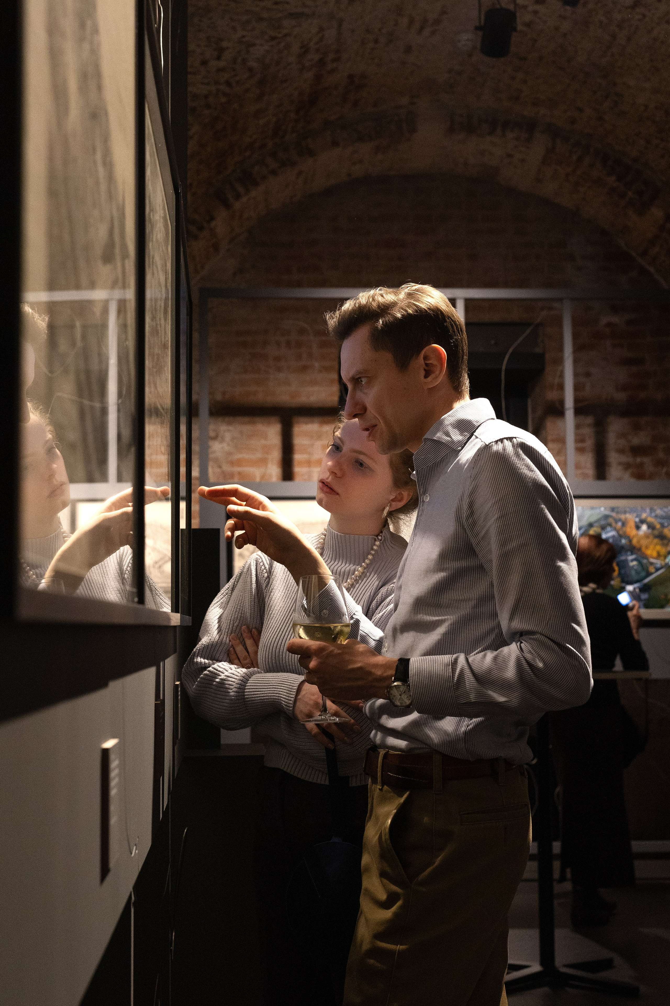 Выставка ко Дню рождения А. И. Хамцова. 02.04.2024. Фотограф Ольга Дунаева