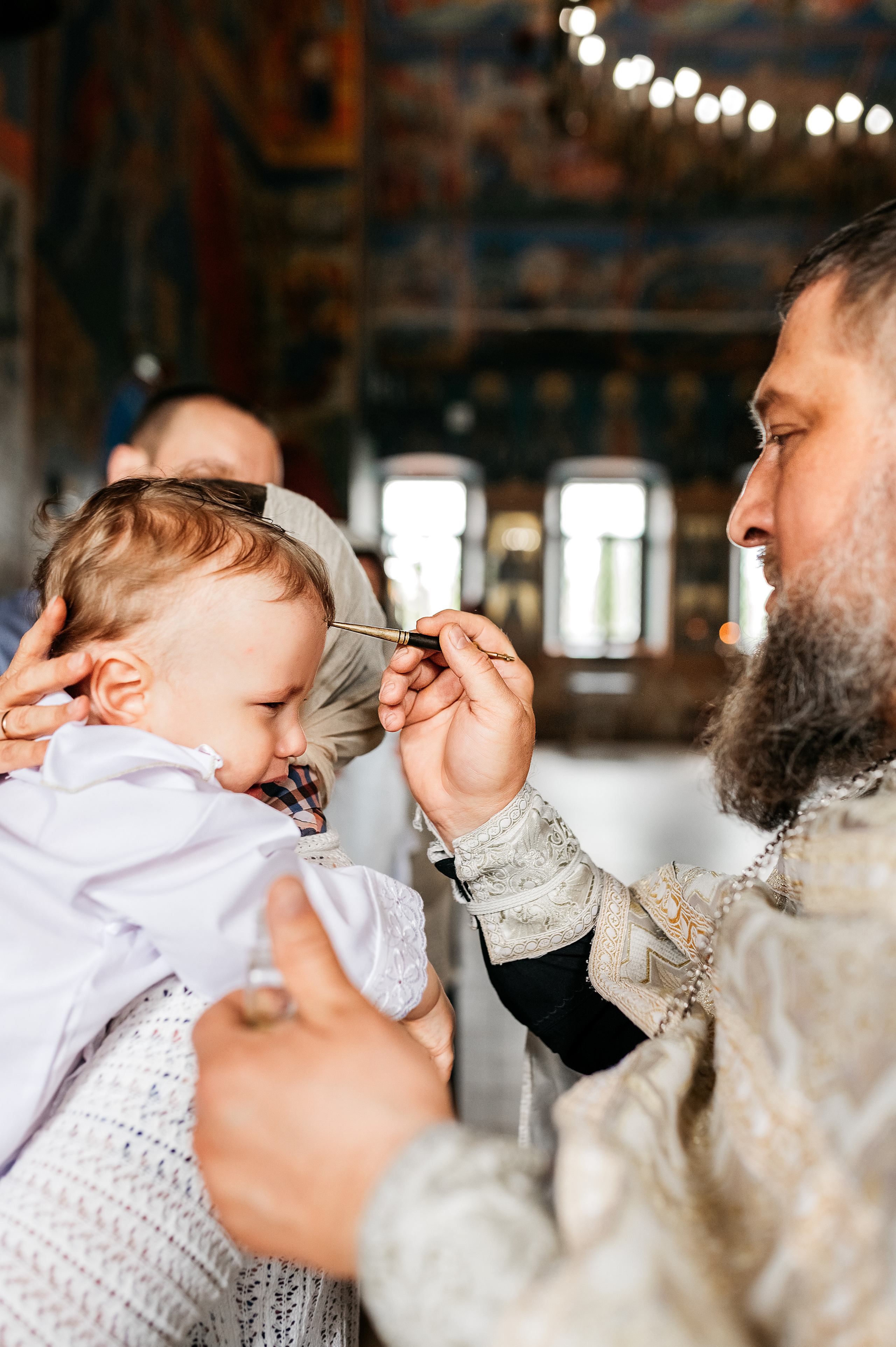 Таинство Крещения Константина //// Богородице-Рождественский женский монастырь. Семейный и детский фотограф в Туле