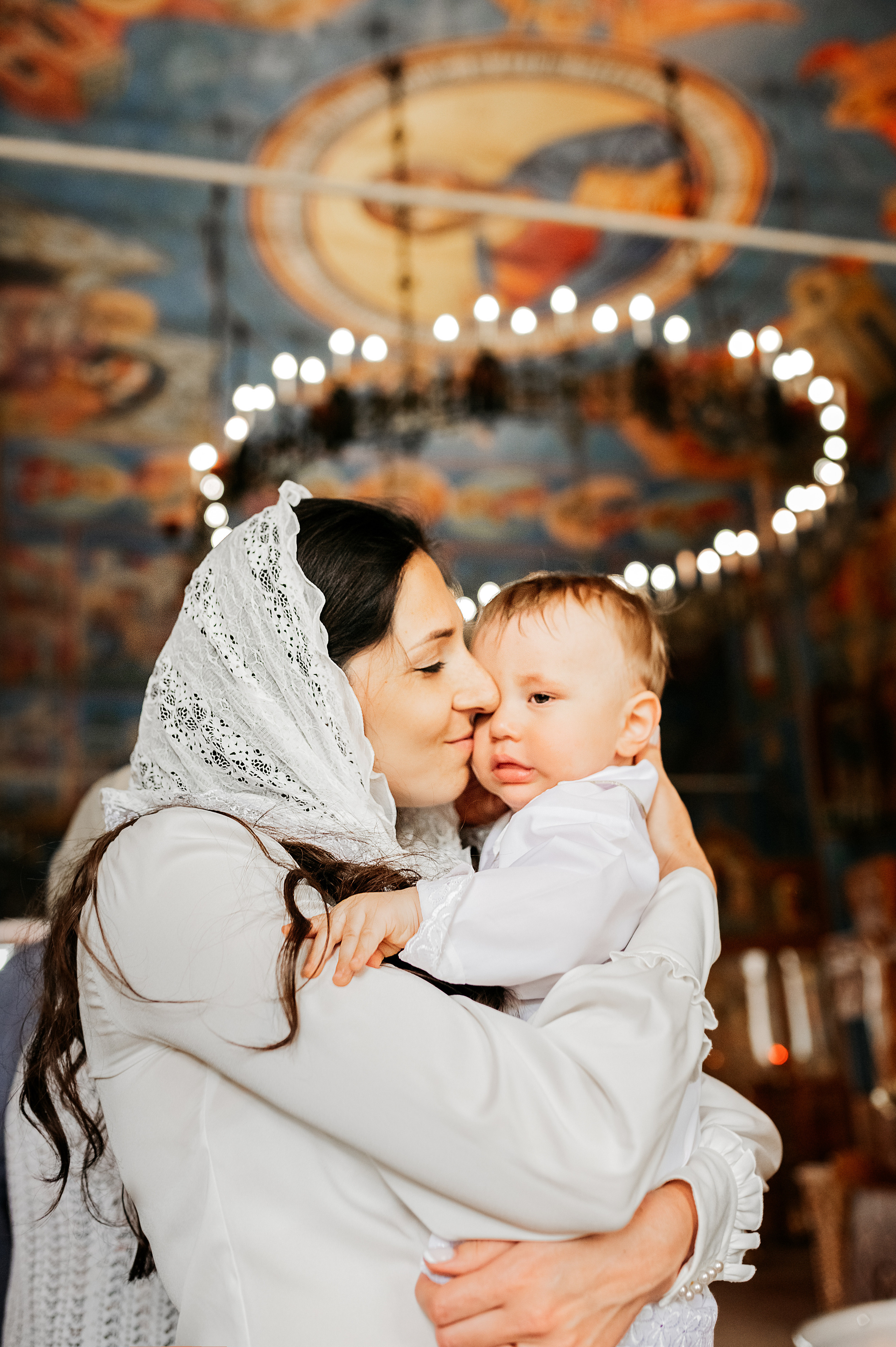 Таинство Крещения Константина //// Богородице-Рождественский женский монастырь. Семейный и детский фотограф в Туле