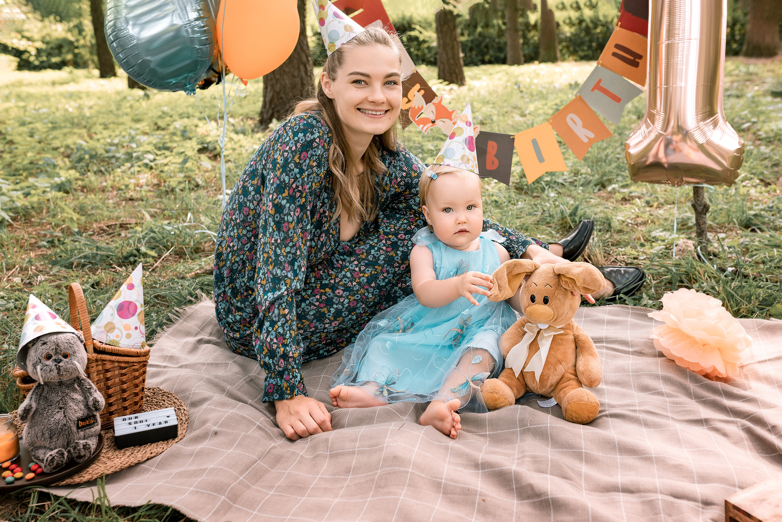 Вере 1 годик. Семейный и детский фотограф в Туле