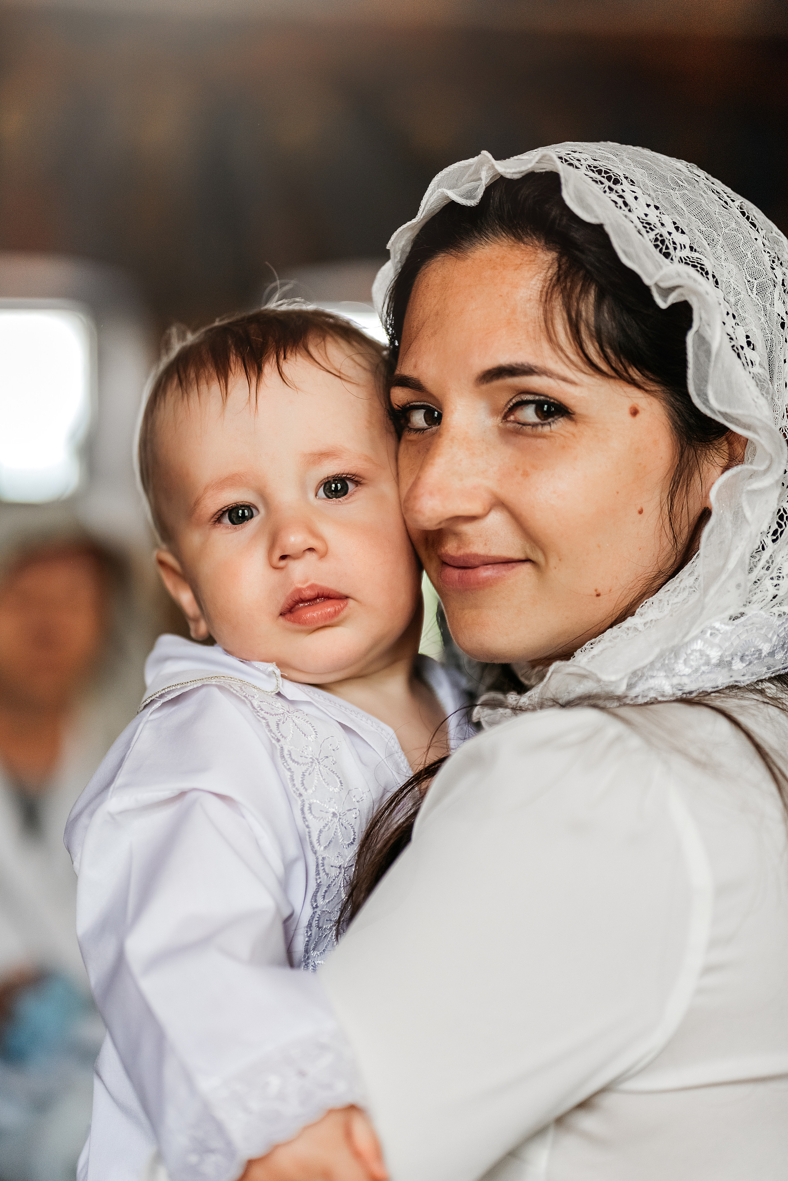 Таинство Крещения Константина //// Богородице-Рождественский женский монастырь. Семейный и детский фотограф в Туле