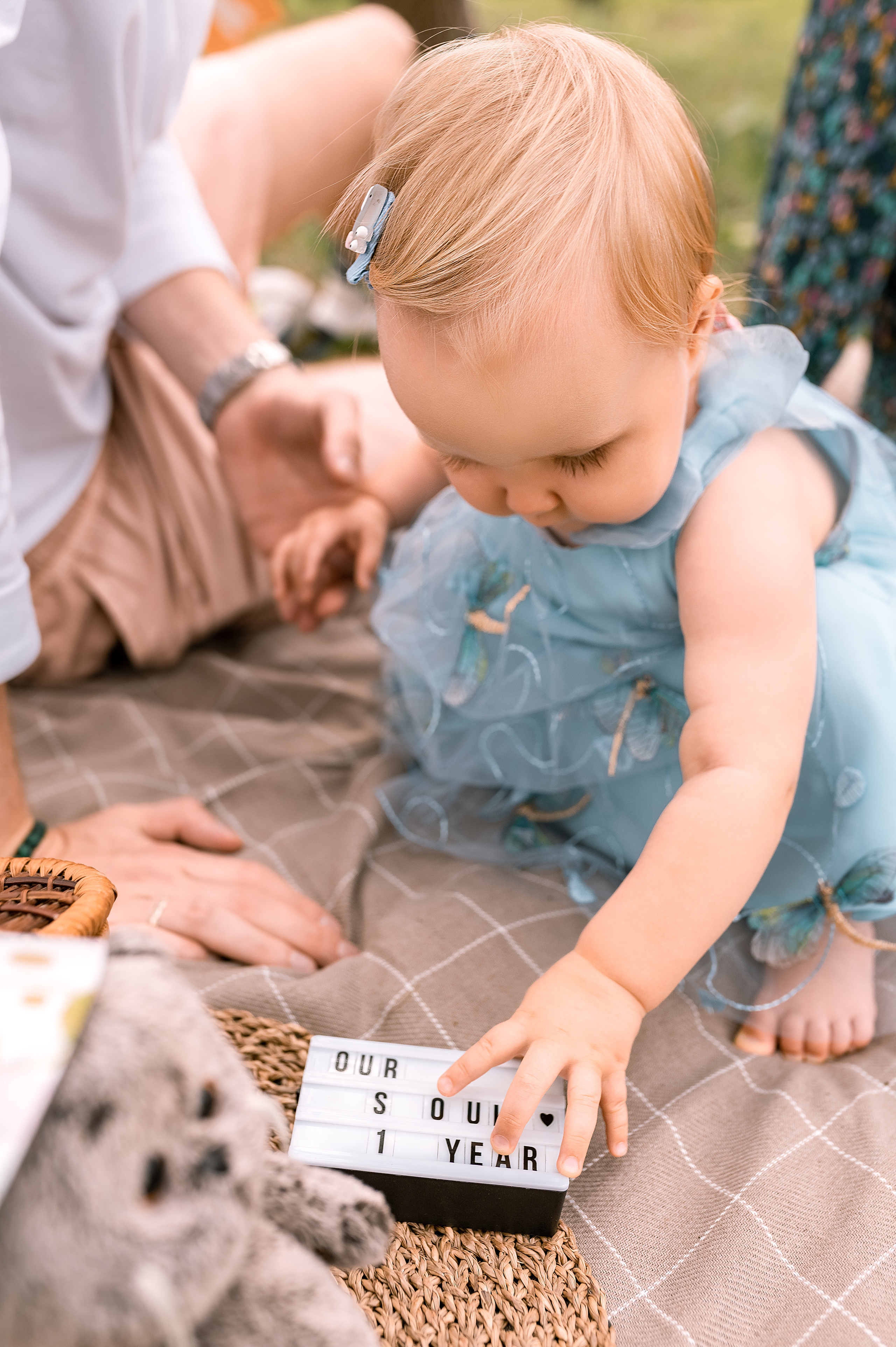 Вере 1 годик. Семейный и детский фотограф в Туле