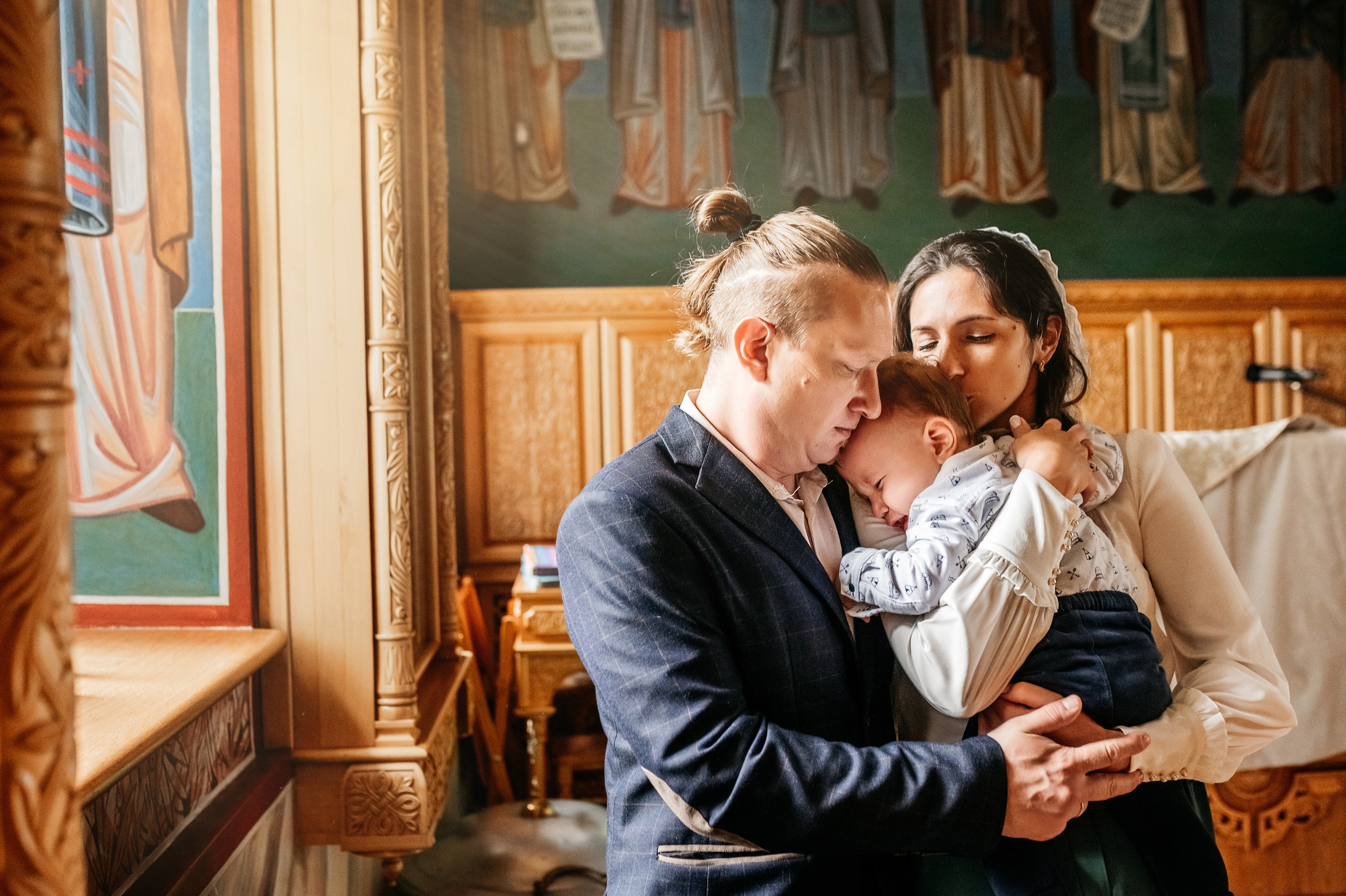 Таинство Крещения Константина //// Богородице-Рождественский женский монастырь. Семейный и детский фотограф в Туле