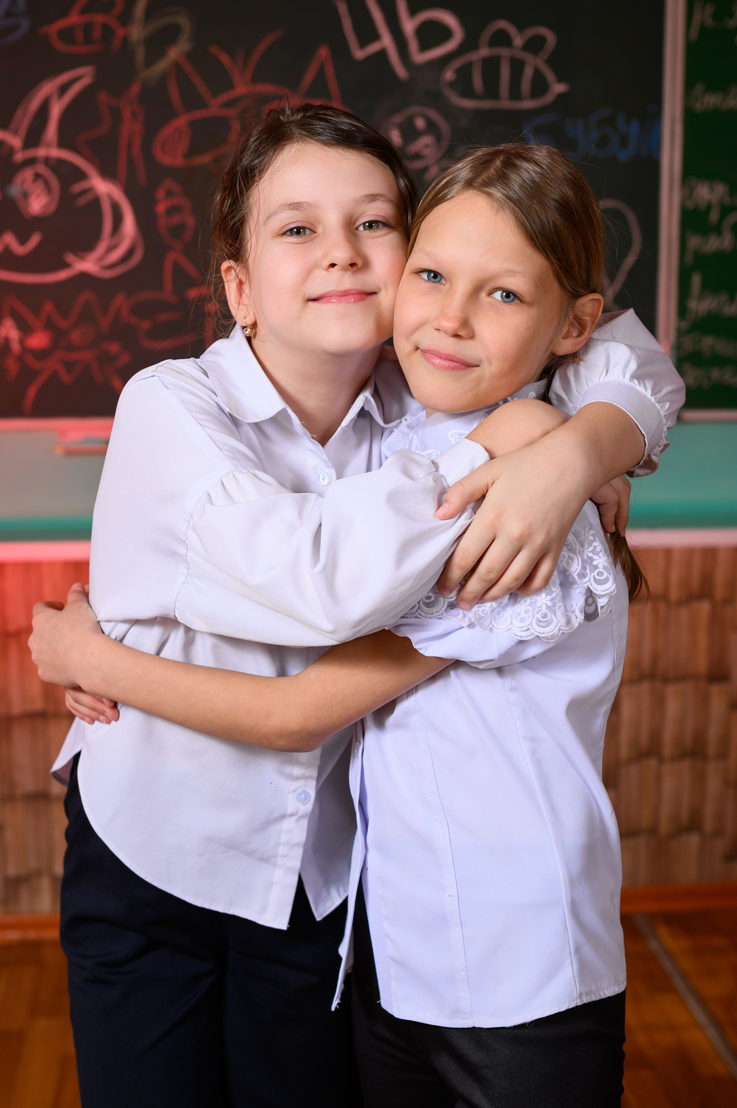 Школьная фотосъемка для выпускного альбома 4 класса. Выпускные альбомы Искитим Бердск Новосибирск