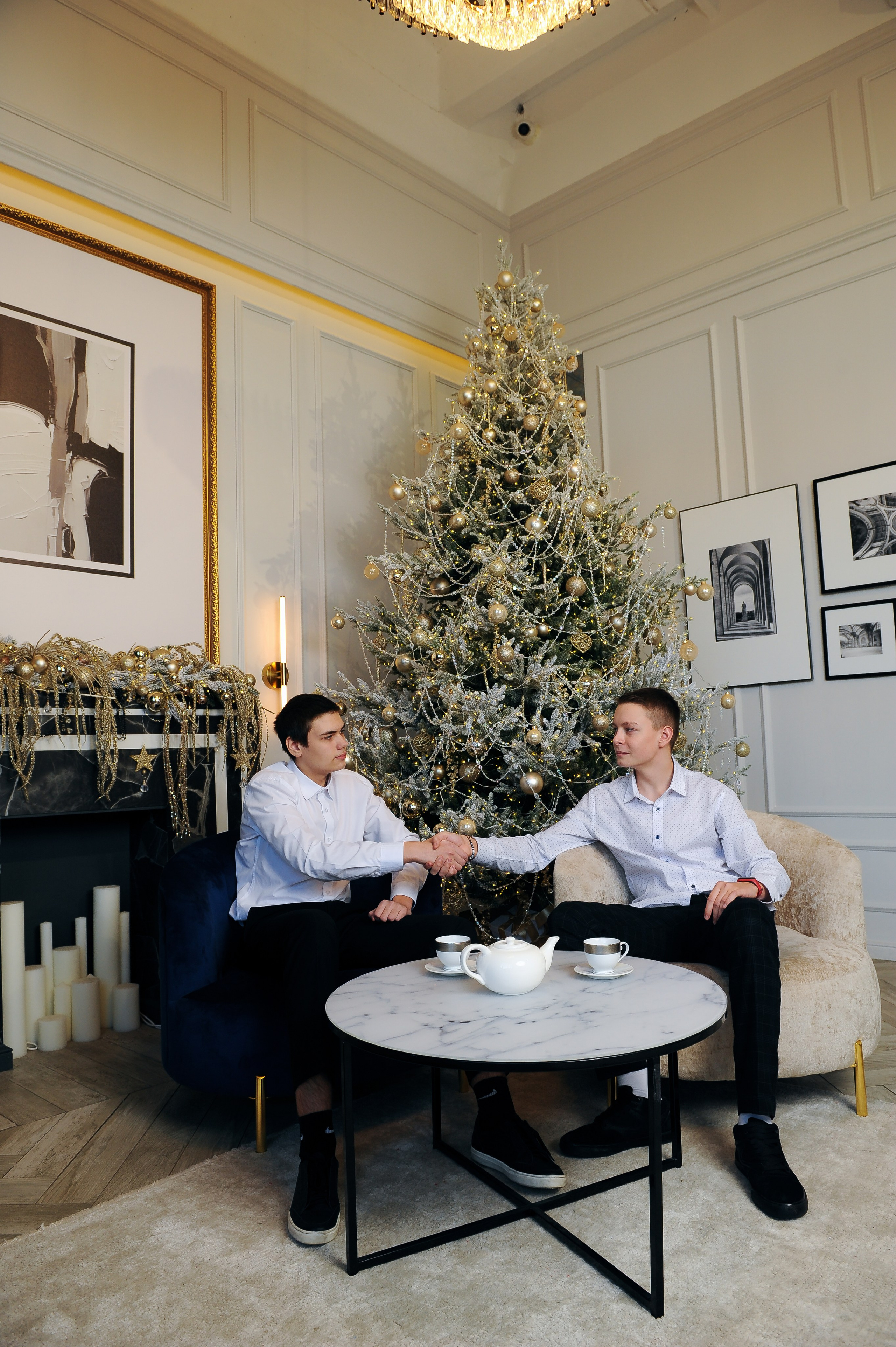 Школьная новогодняя фотосессия. Фотограф, визажист. Москва