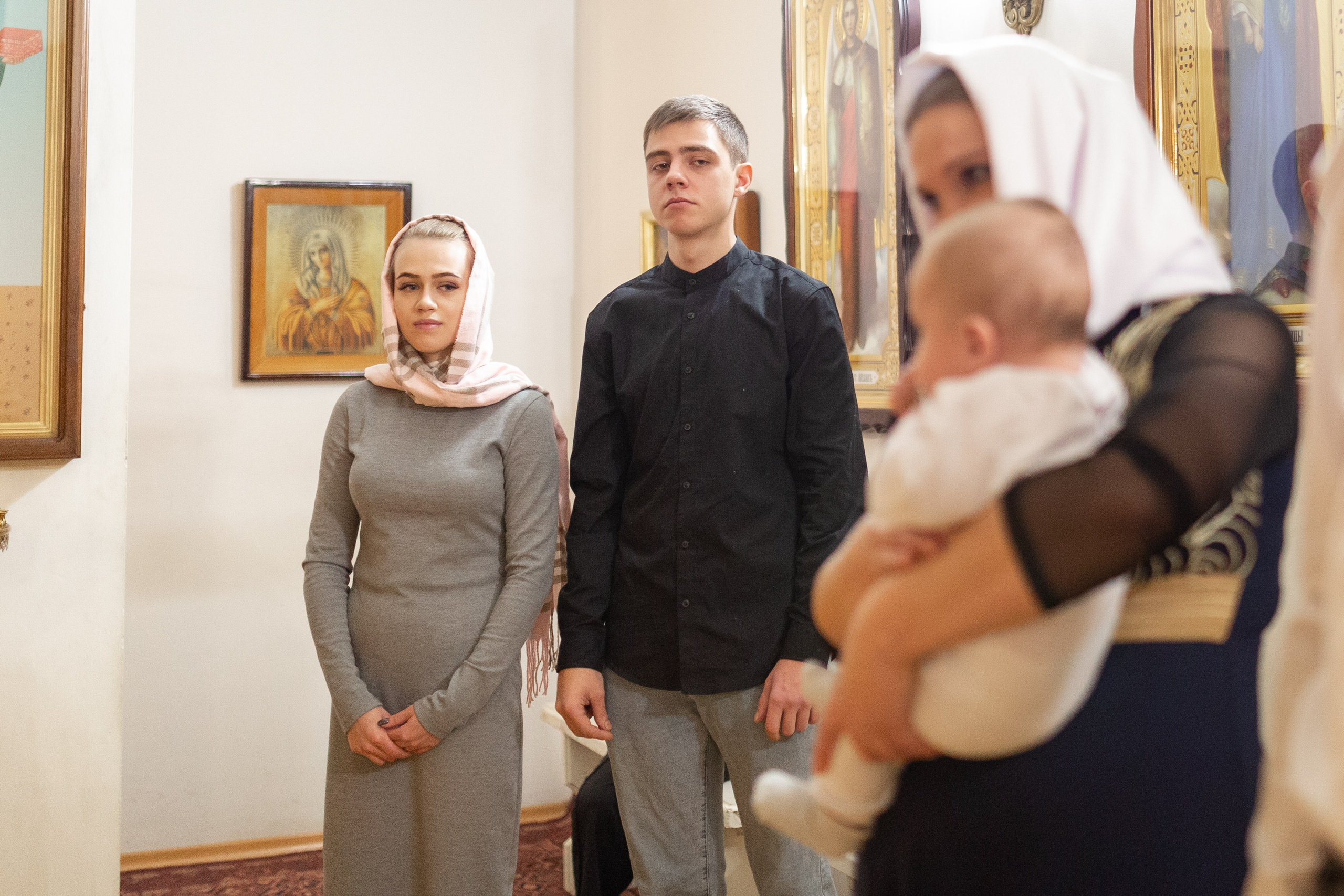 Таинство крещения. Фотограф Комаров Сергей