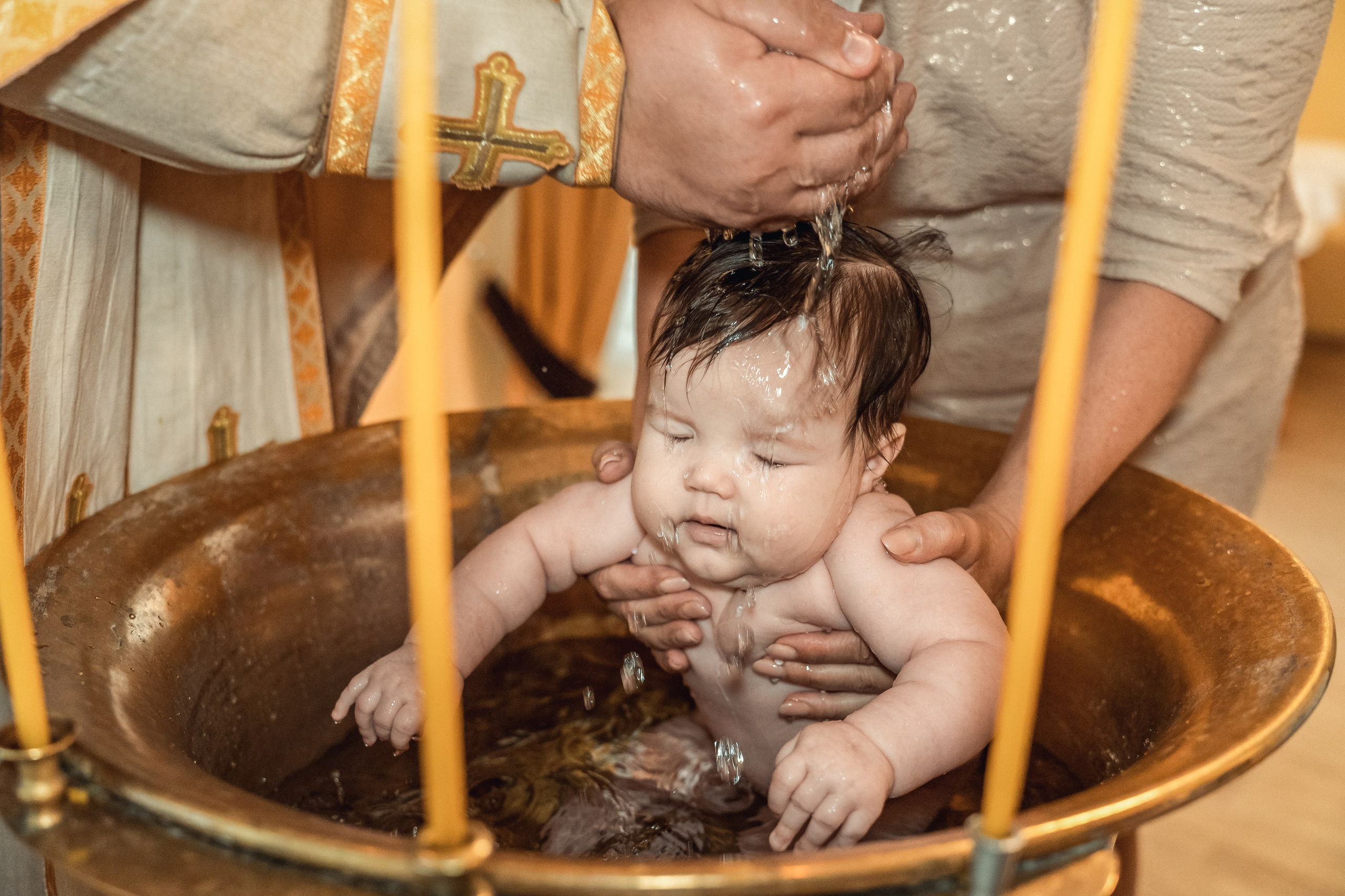 Крещение Софии в соборе Всех Святых. Фотограф на Крещение Тула и Венчание в Туле, детский и семейный фотограф