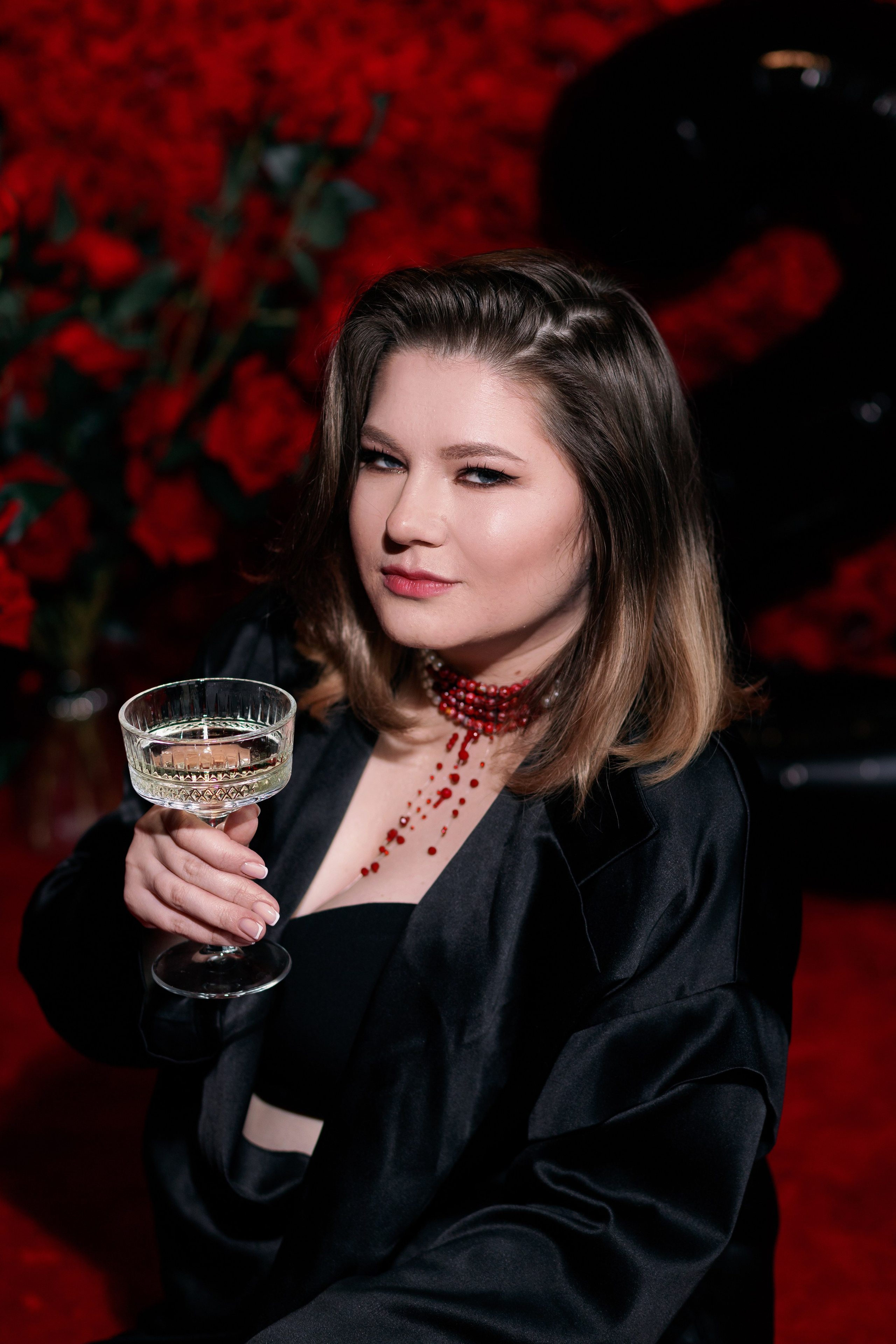 Фотосессия для девушки с бенто тортом в студии. Фотограф в Санкт-Петербурге, Анна Скворцова