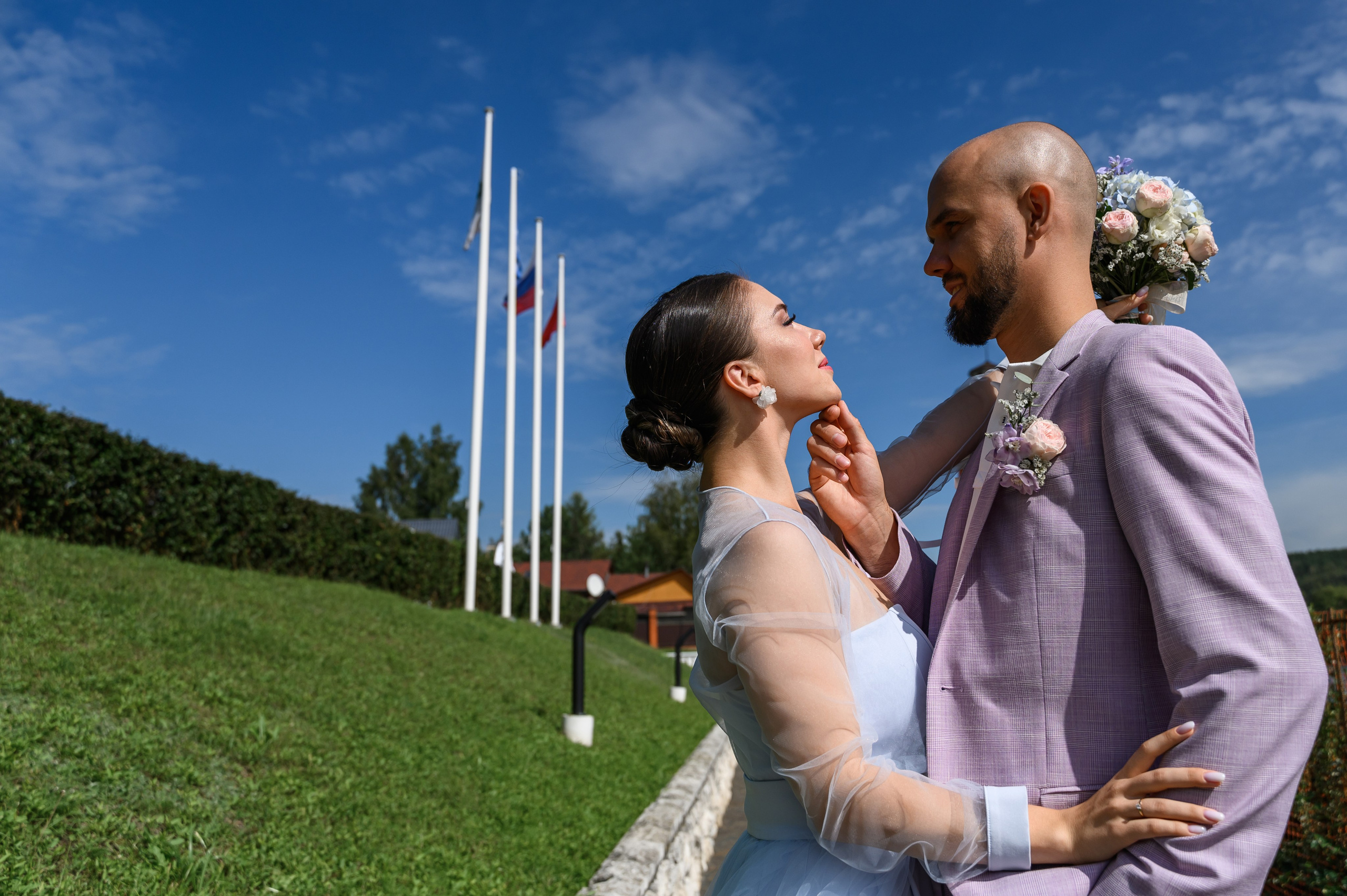 Свадебная фотосессия ресторан «Белый берег». Свадебный фотограф Москва Юрий Кульман
