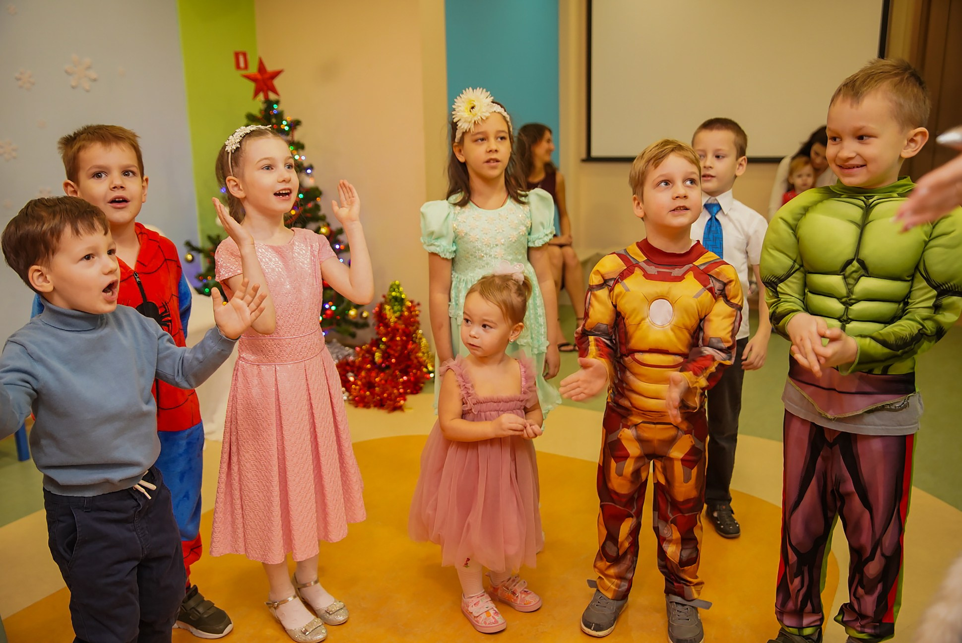 Новый год в частном детском садике. Семейный и детский фотограф в Нижнем Новгороде