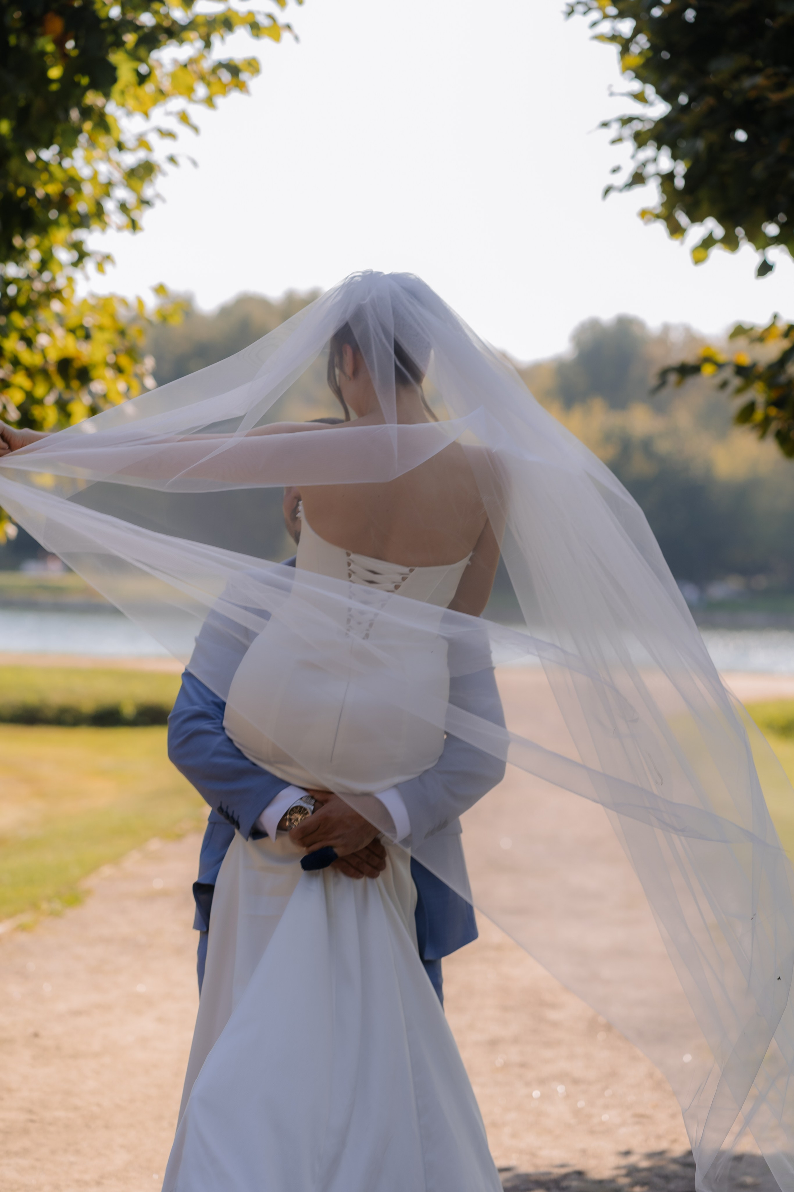 Свадебная фотосессия в Москве, парк Кусково. Свадебный фотограф в Москве Анна Полушина