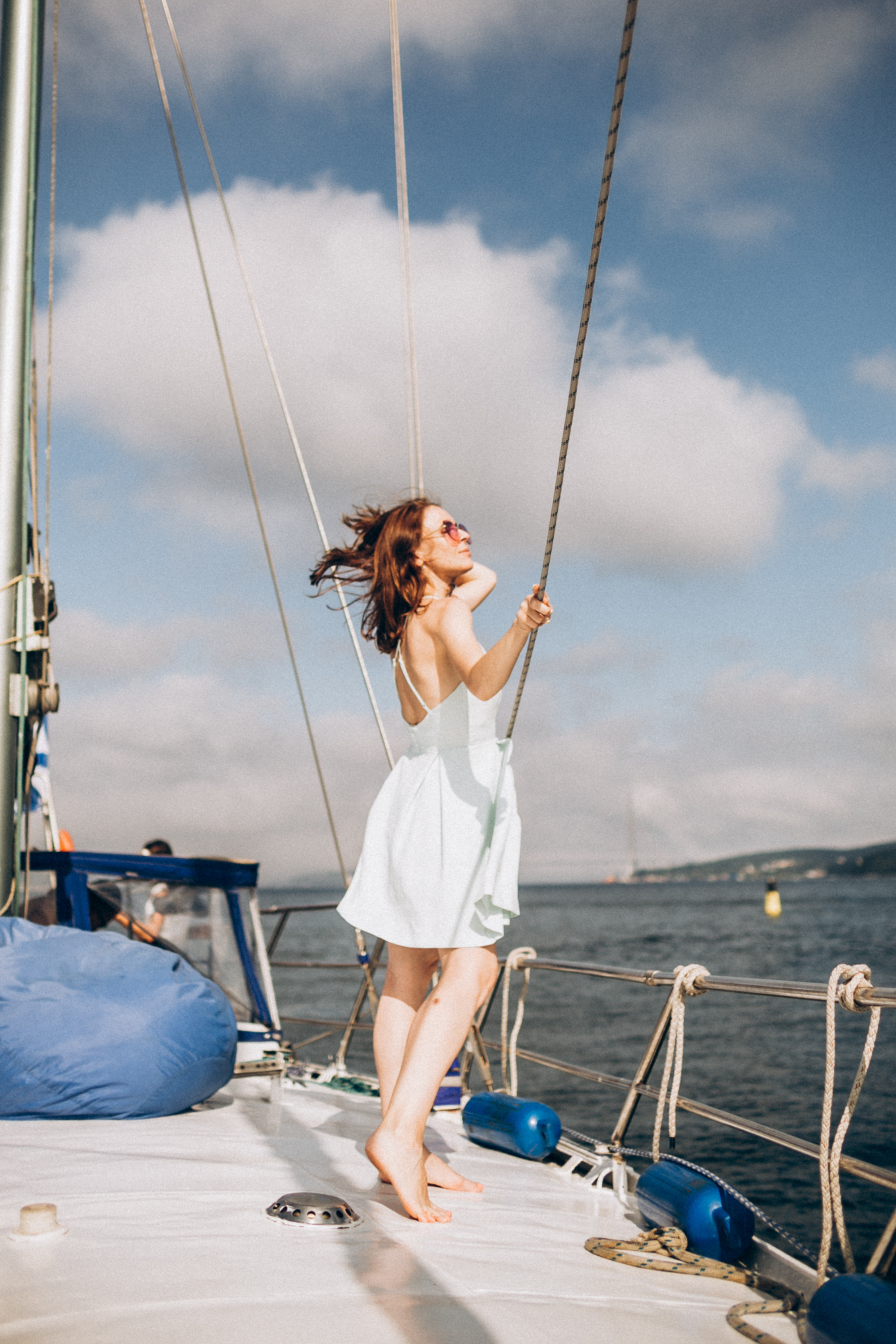 На яхте. Женский портрет. Эстетично и немного лично. Владивосток