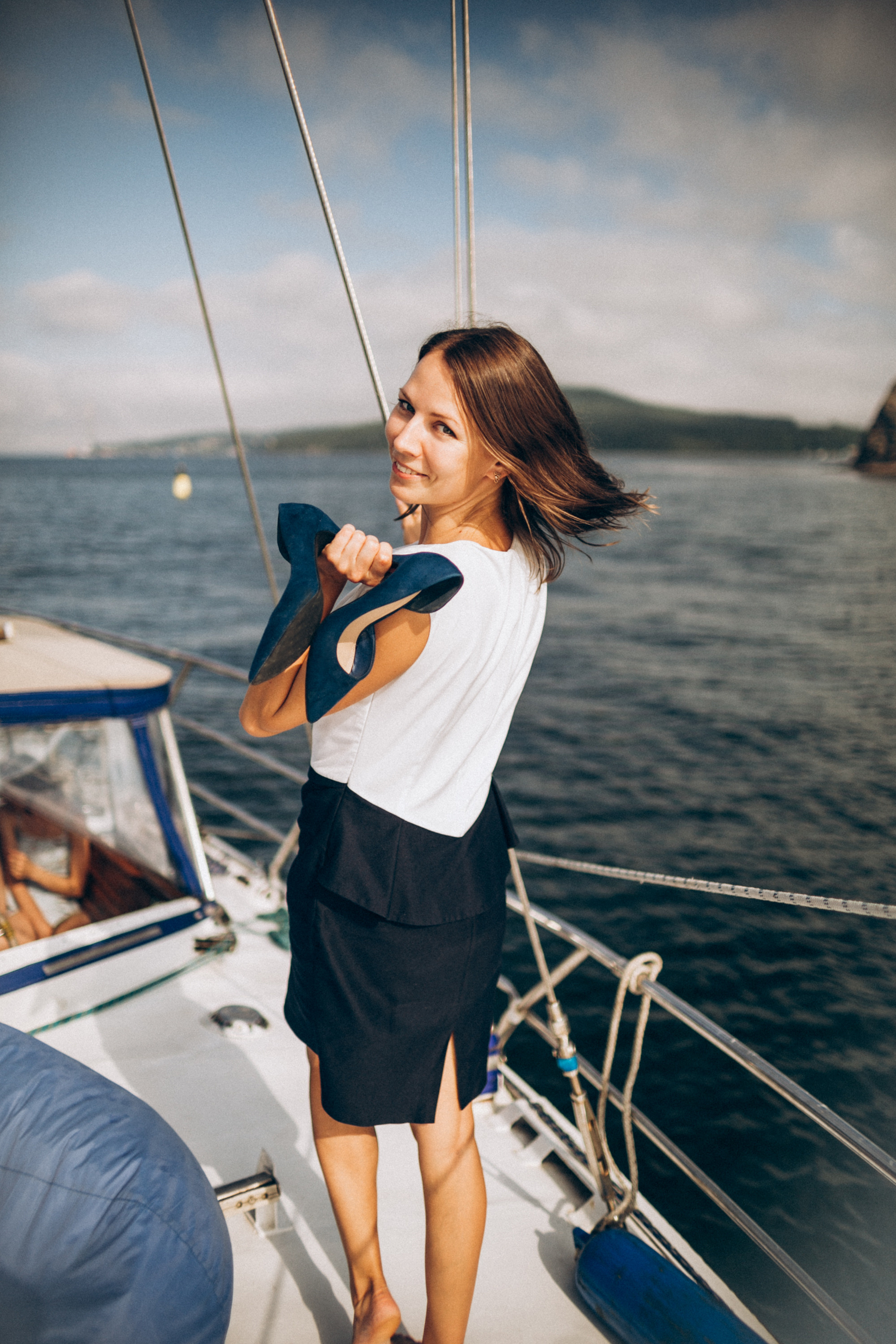 На яхте. Женский портрет. Эстетично и немного лично. Владивосток