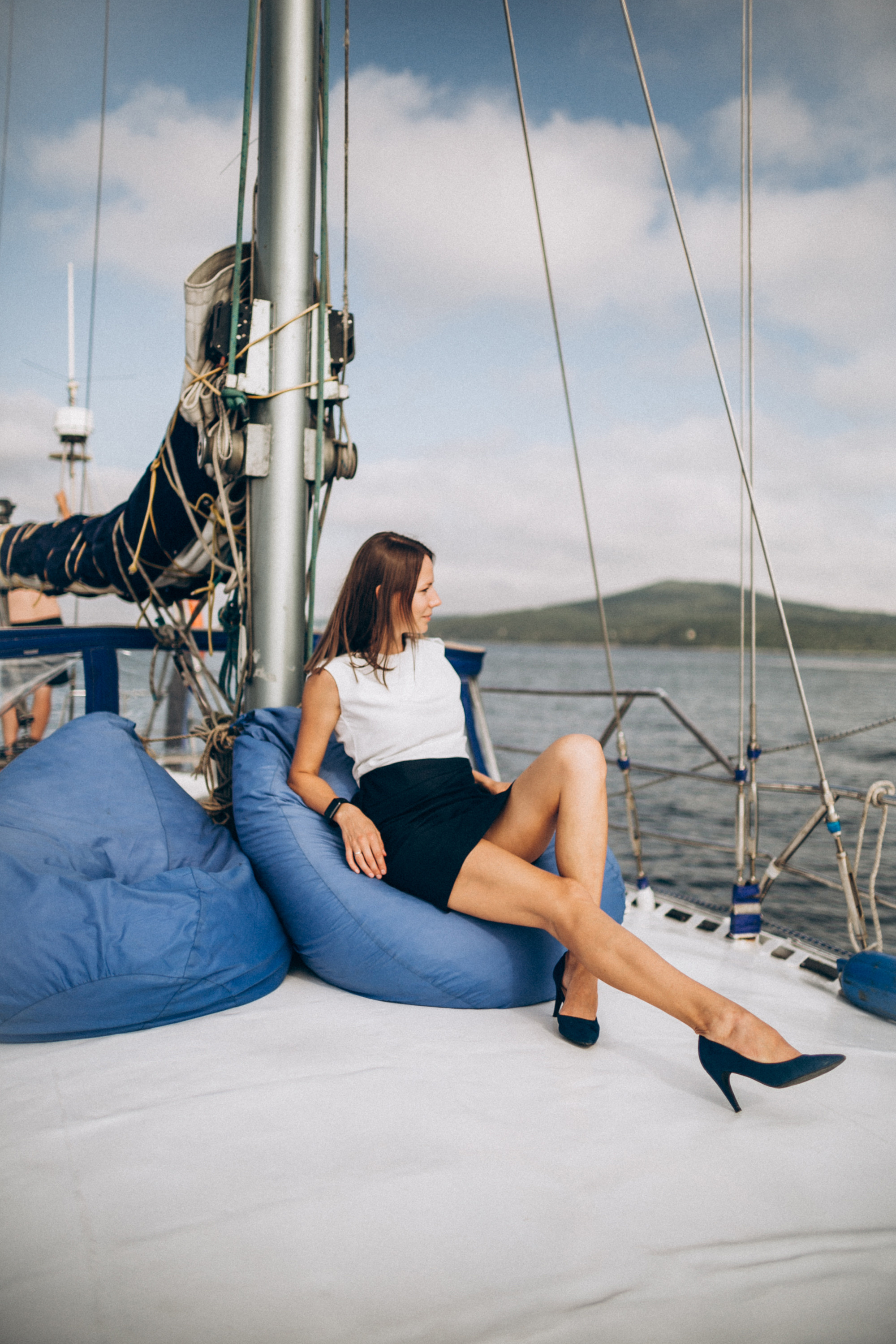 На яхте. Женский портрет. Эстетично и немного лично. Владивосток