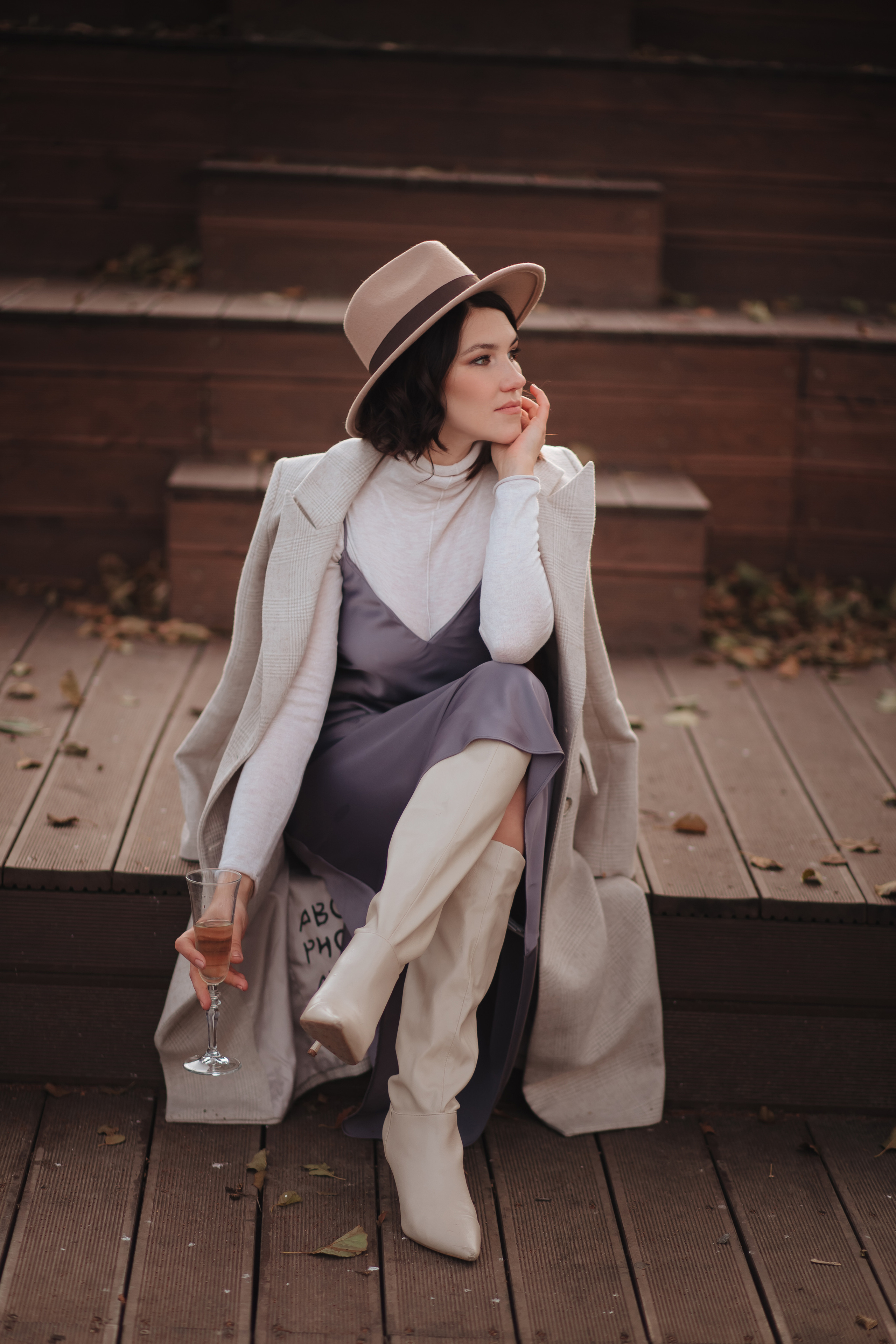 Женский портрет на улице. Саша Бычихина фотограф