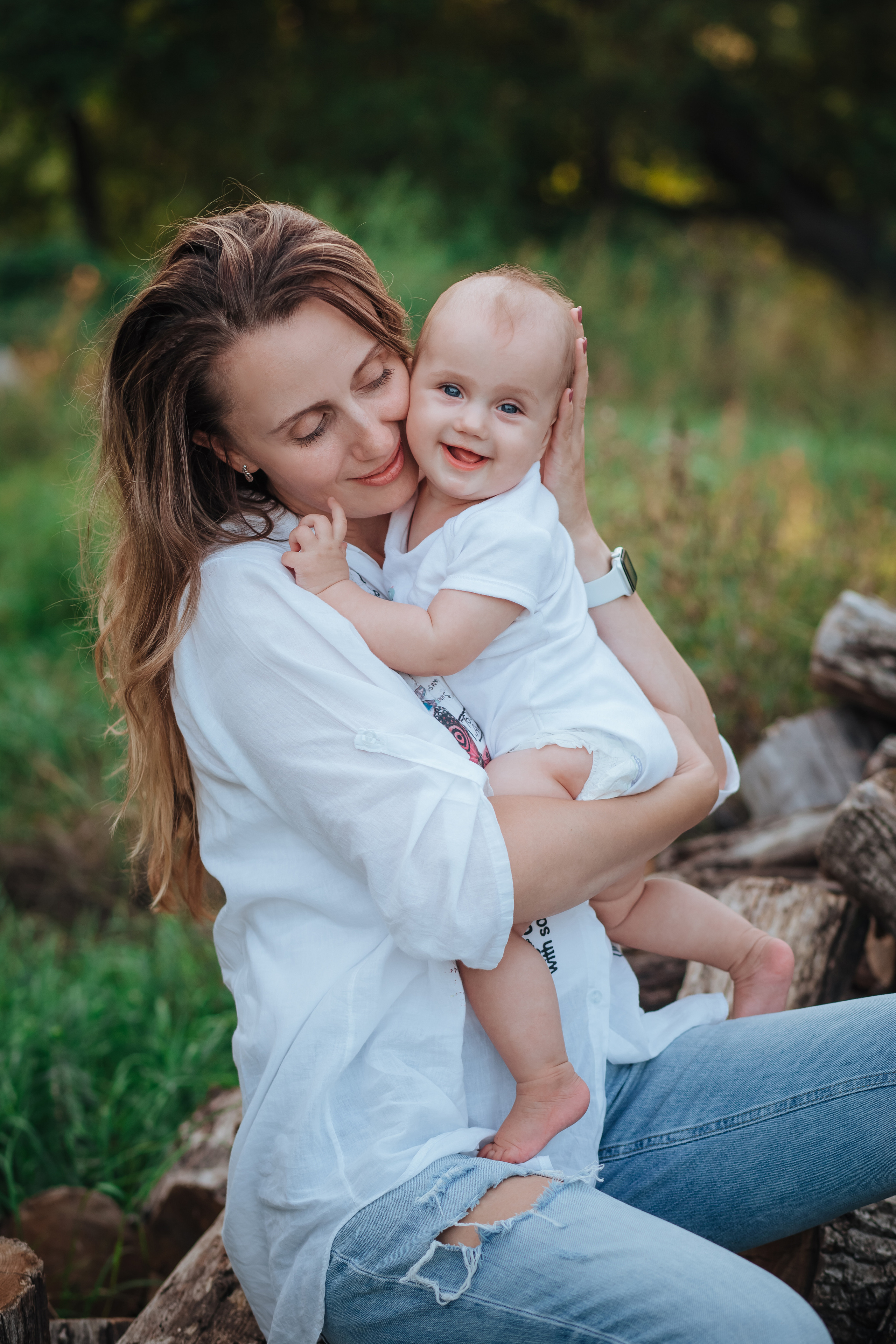 Семейная фотосессия на природе. Саша Бычихина фотограф