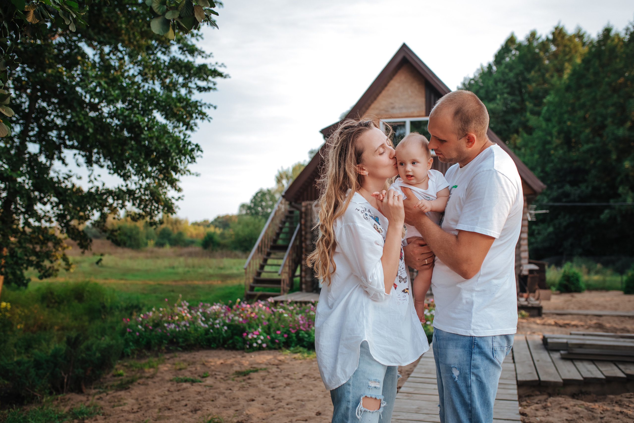 Семейная фотосессия на природе. Саша Бычихина фотограф