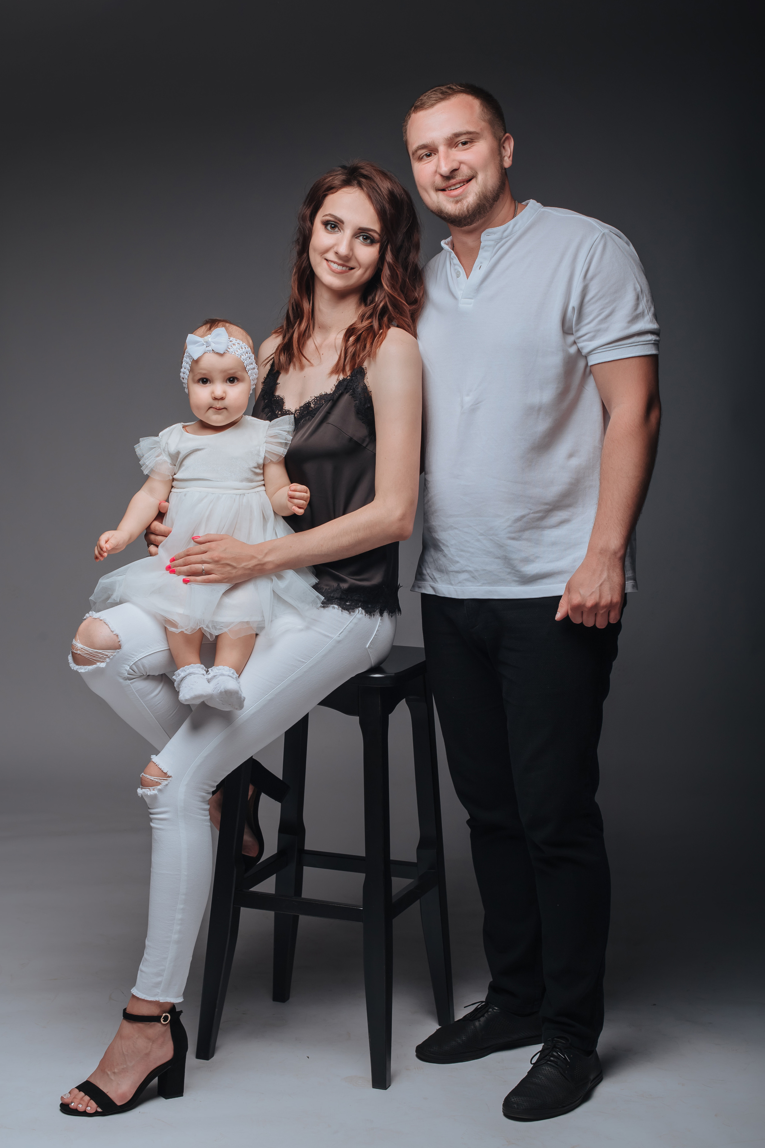 Семейная фотосессия в студии. Саша Бычихина фотограф