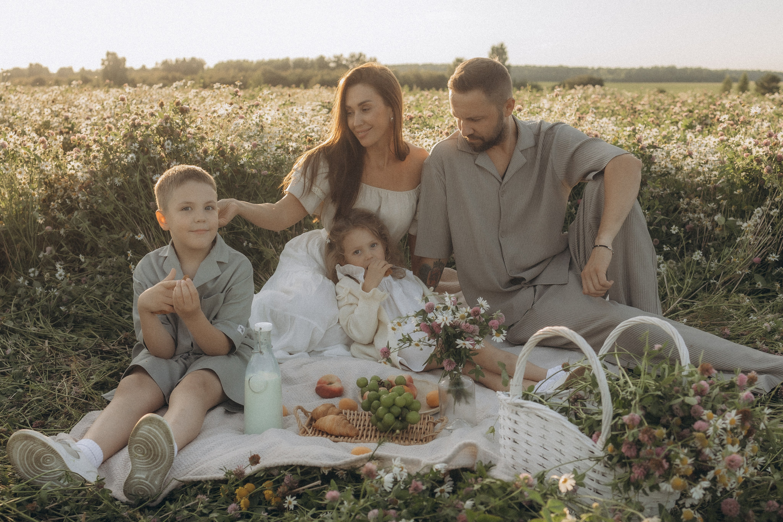 Семейная в ромашках. Эльвира Галимьянова — семейный фотограф Екатеринбурга