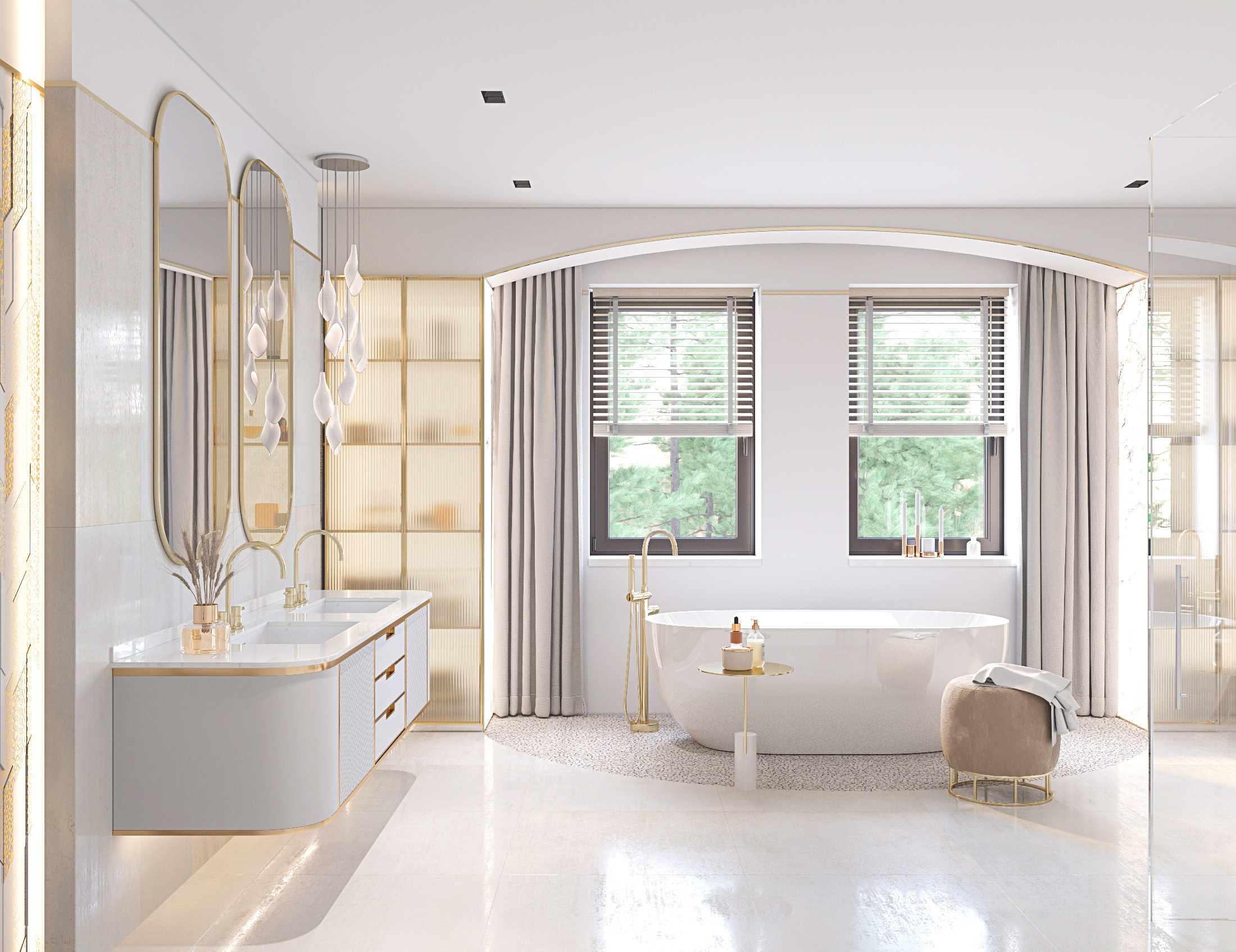 КП Ричмонд. Дом 450 кв. м. Чугунова Анастасия. Дизайн интерьеров и архитектурное проектирование