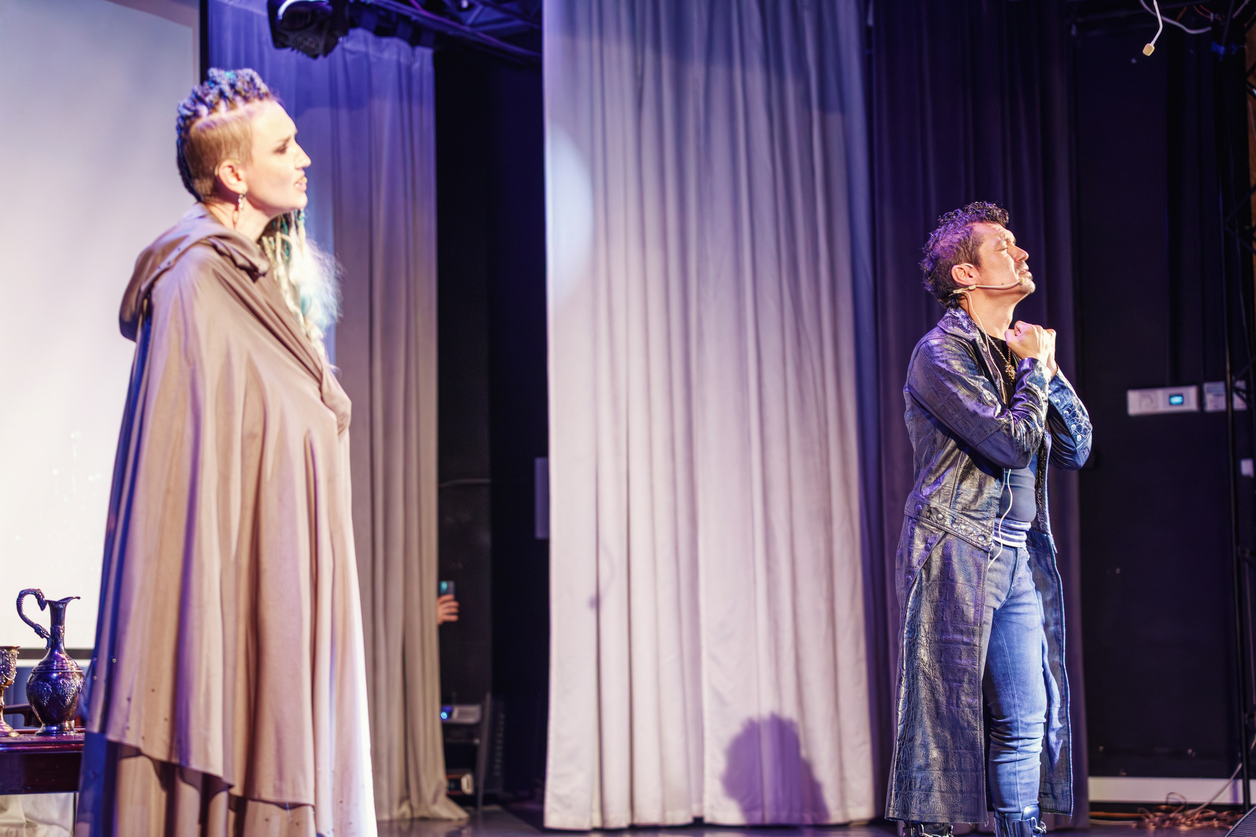 Мюзикл. Скрипка Паганини. Бэкстейдж. Фотограф портретист в Троицке и Москве Иван Парусиди