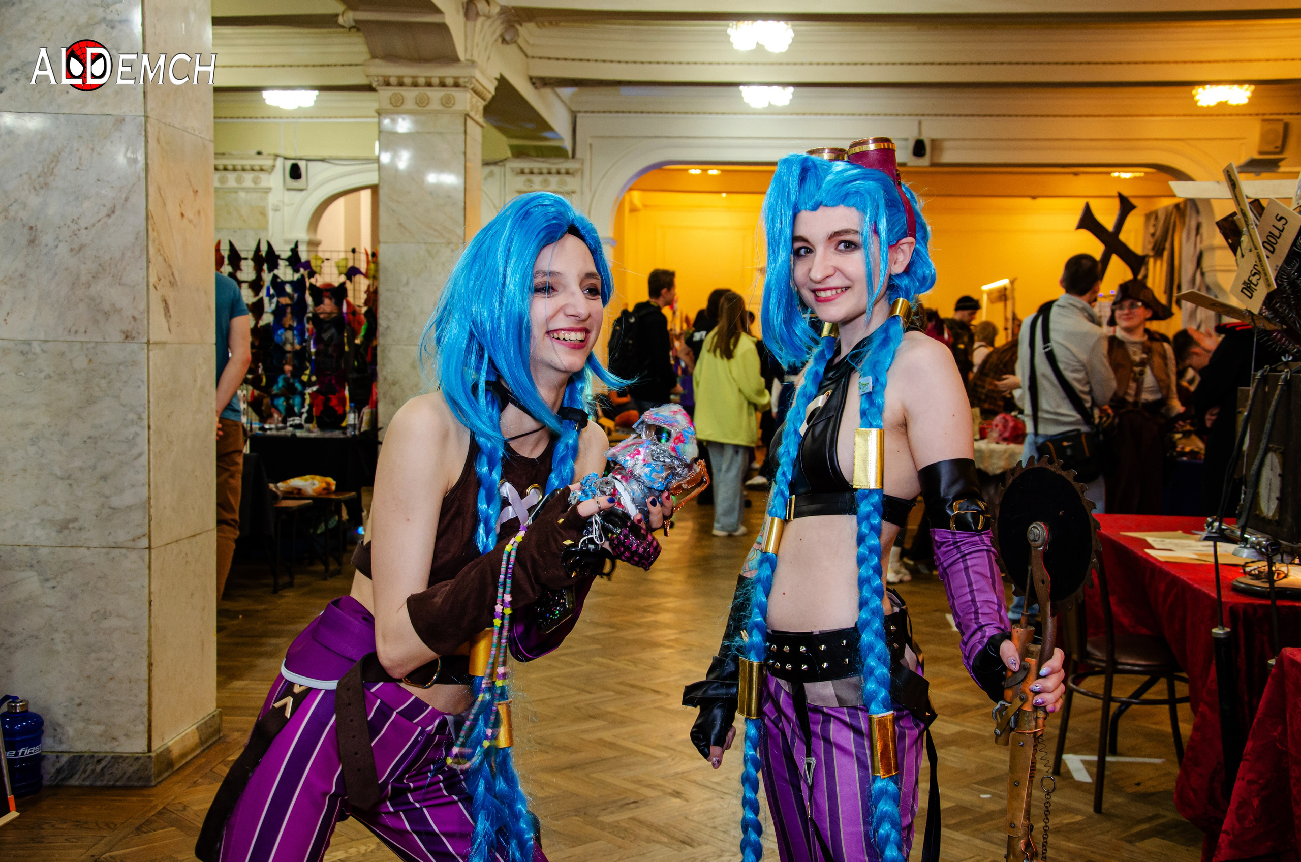 Аркейн, Ви, Джинкс, Лига Легенд персонажи косплей фото