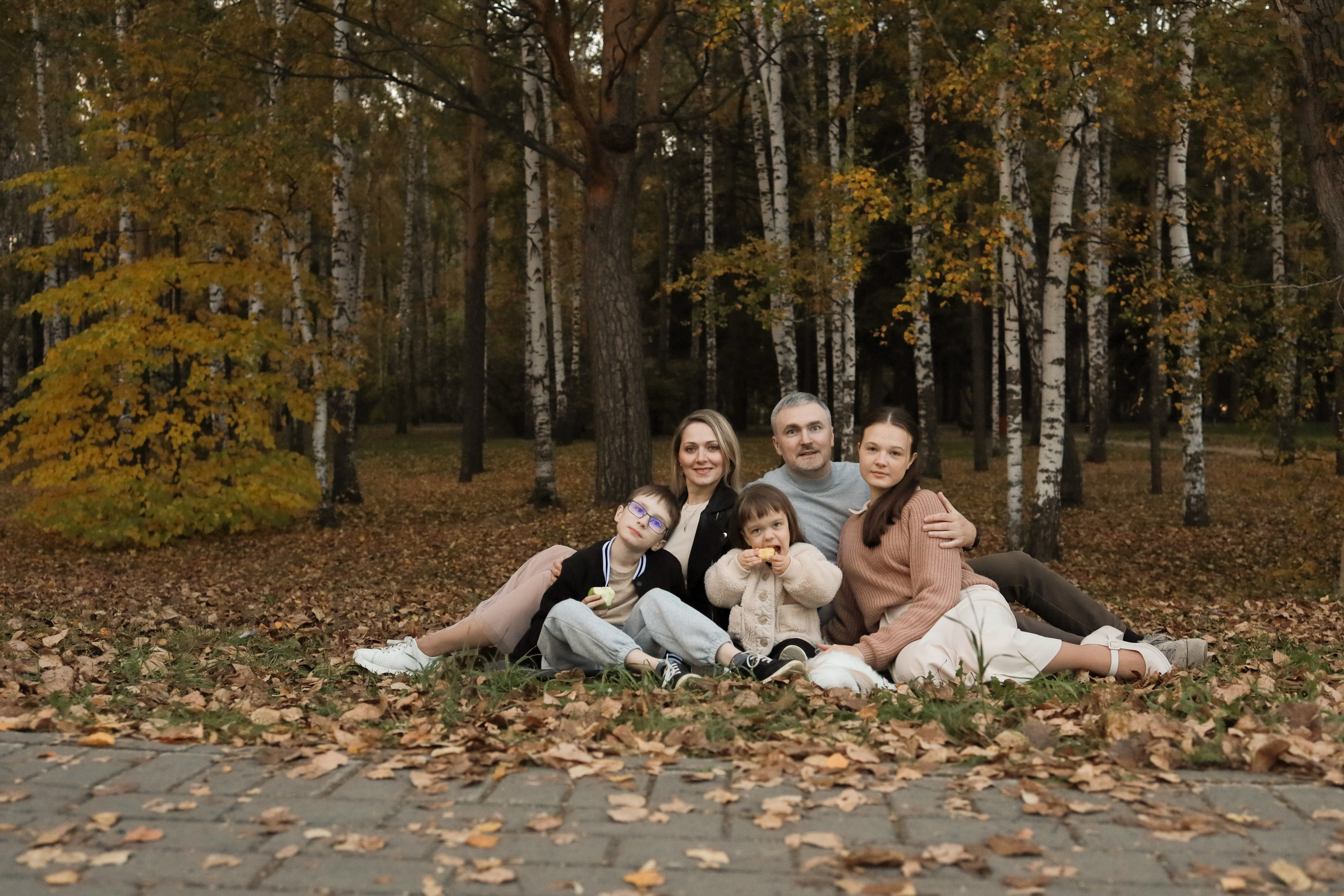 Теплая осень. Семейный фотограф в Томске Максимова Екатерина