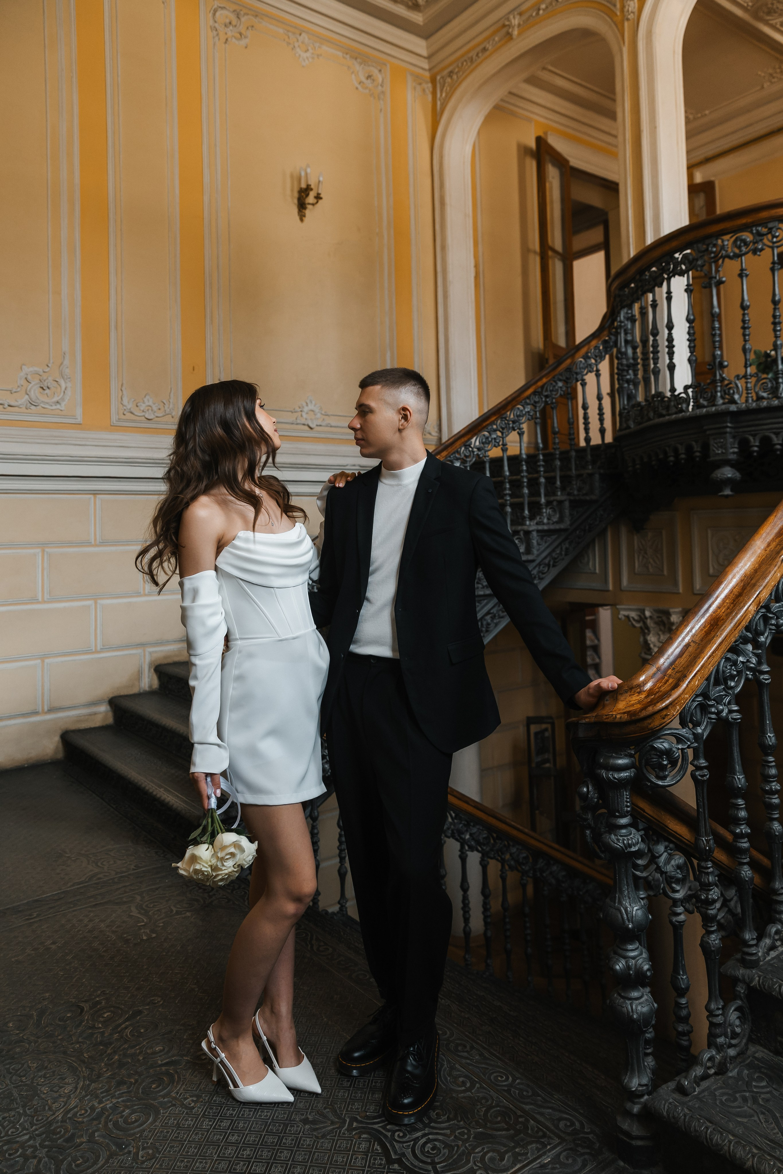 Свадебная фотосессия в Библиотеке-читальне им. А. С. Пушкина. Фотограф и видеограф Анна Домашенко