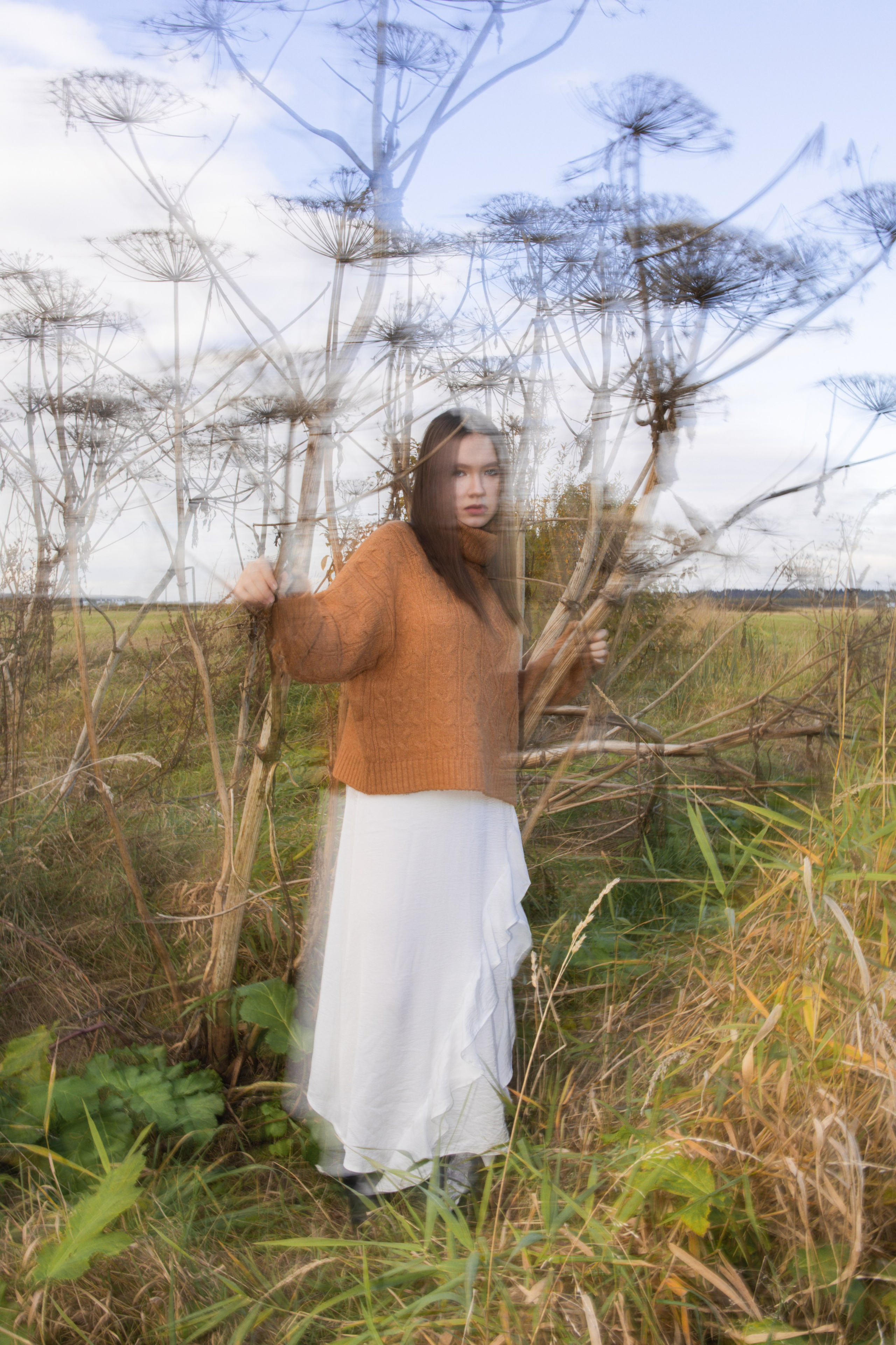 Прогулка в поле осенью. Фотограф в Санкт-Петербурге Вагнер Юлия