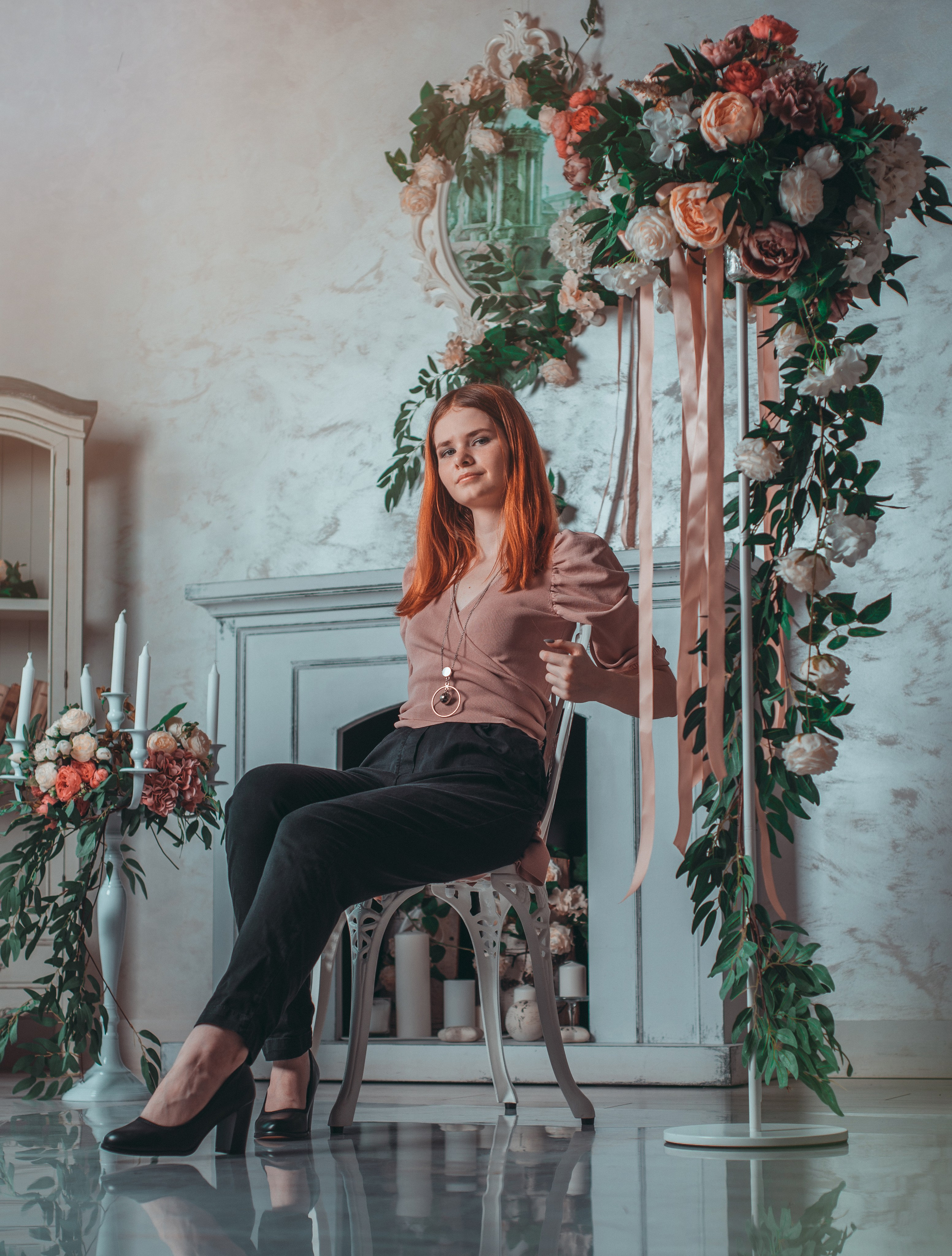 В студии. Свадебный и репортажный фотограф