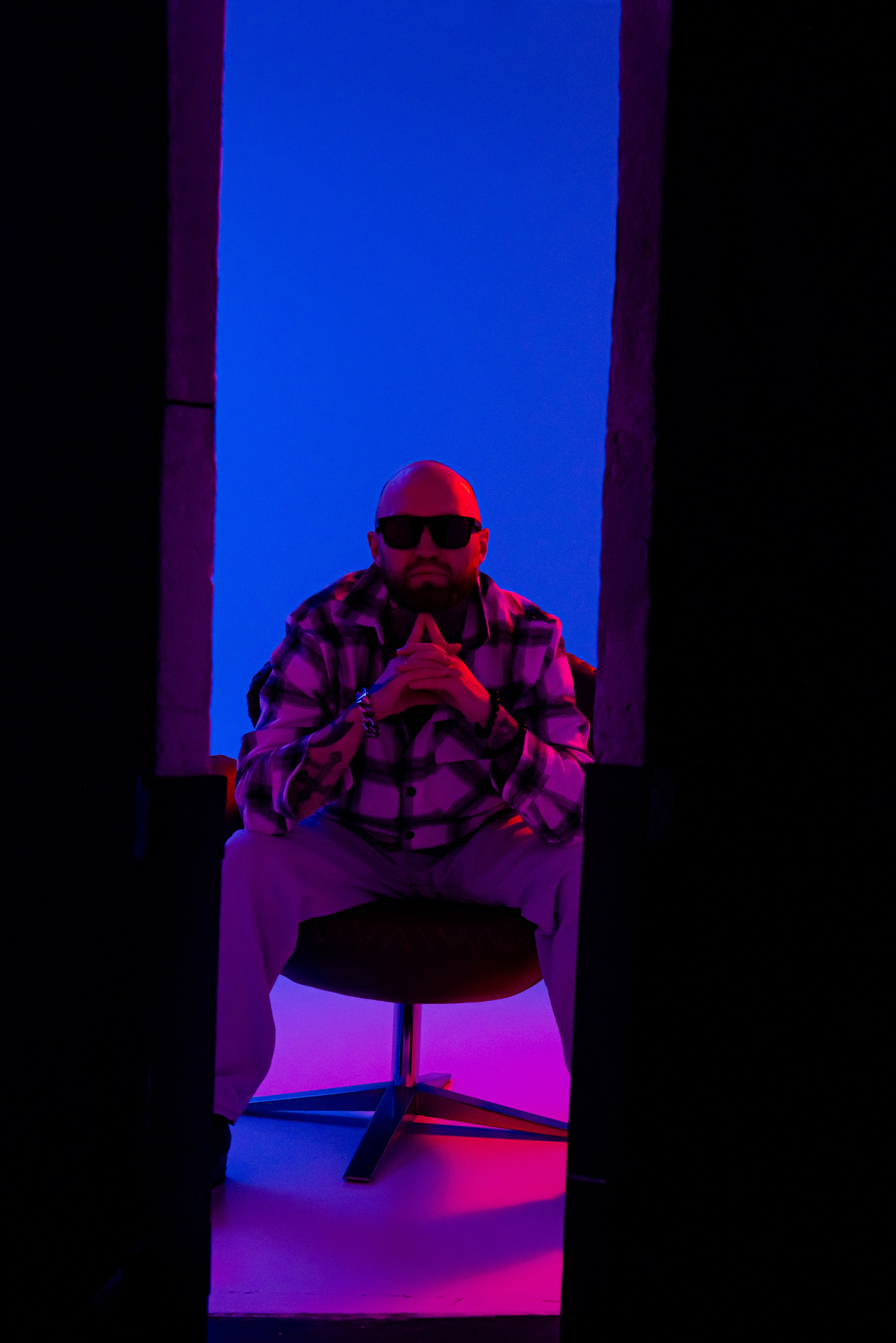 Fashion съемка с цветными фильтрами. Фотография — это миг, который фиксирует вечность