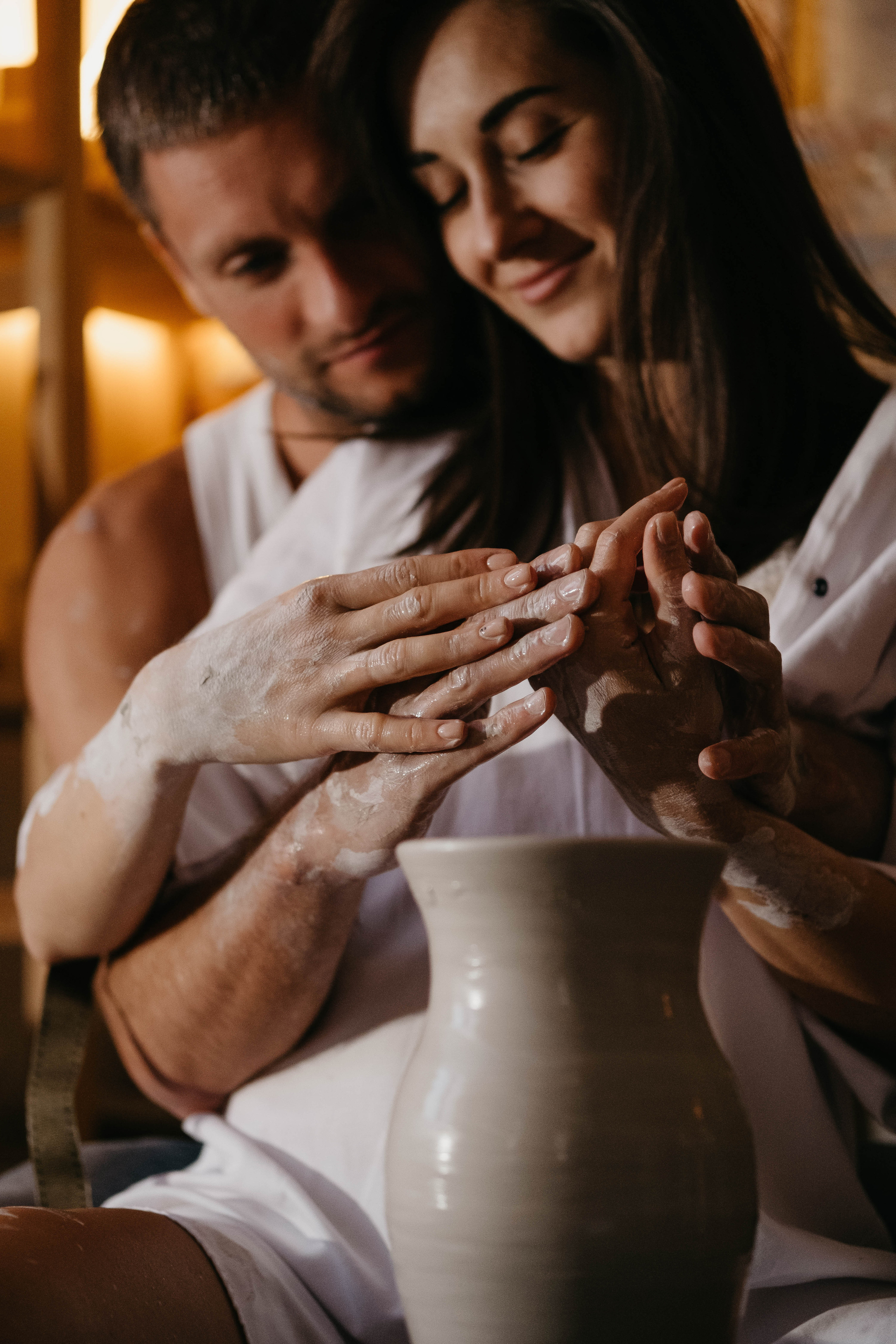 Любовь в гончарной. Фотограф Елизавета Миронова