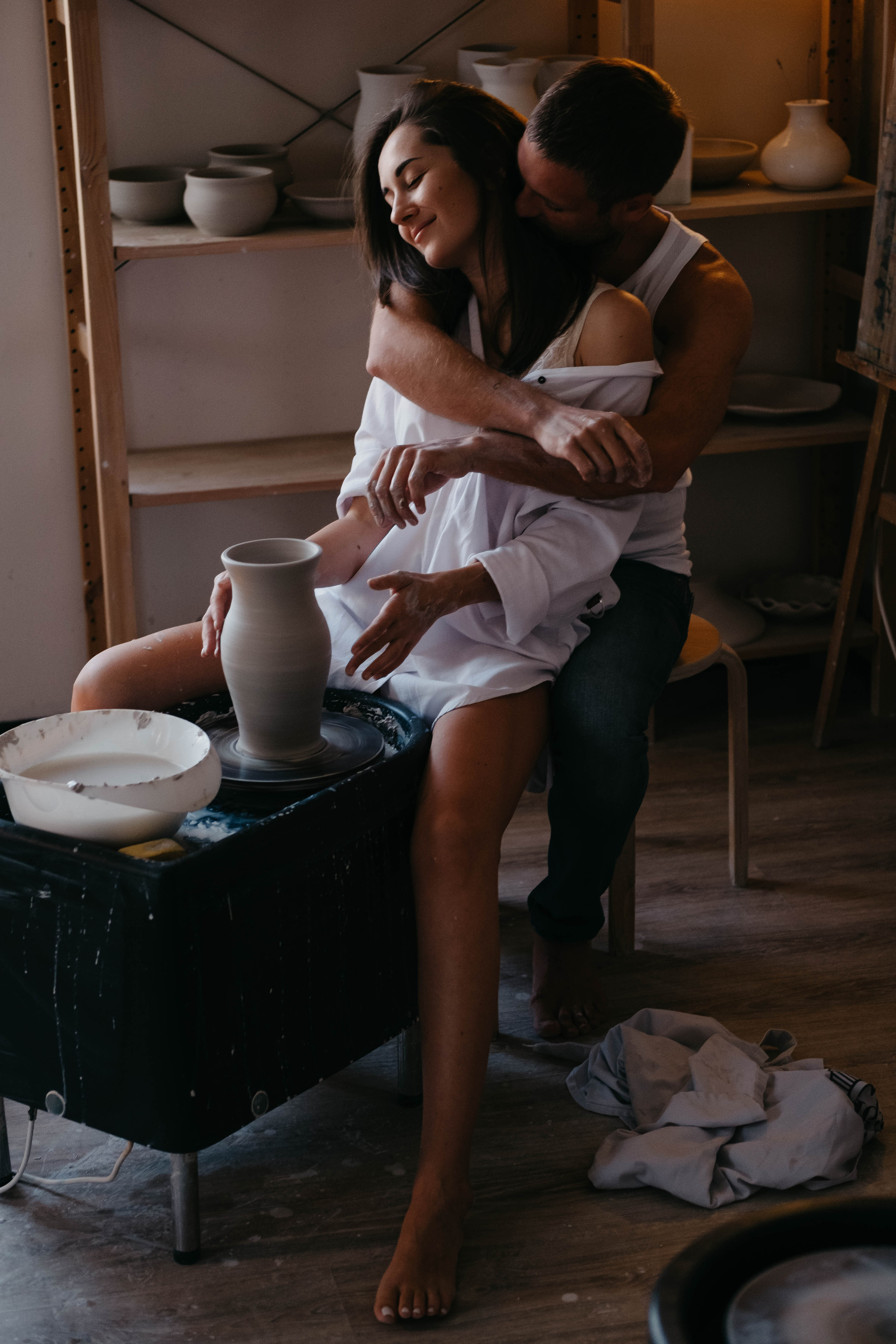 Любовь в гончарной. Фотограф Елизавета Миронова