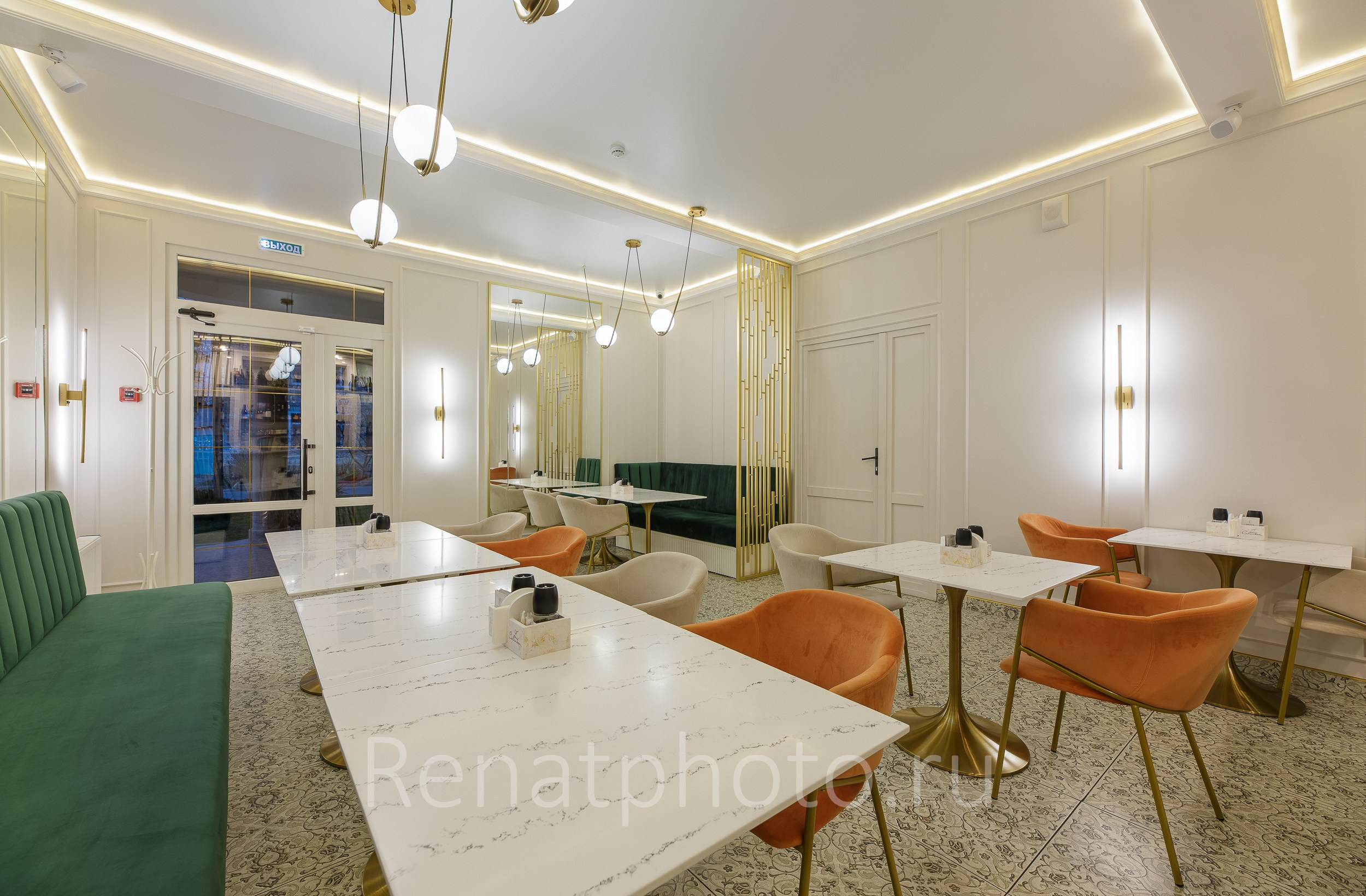 Отель «Вилла». Профессиональная фотосъёмка интерьеров, предметная фотосессия еды для меню г. Анапа