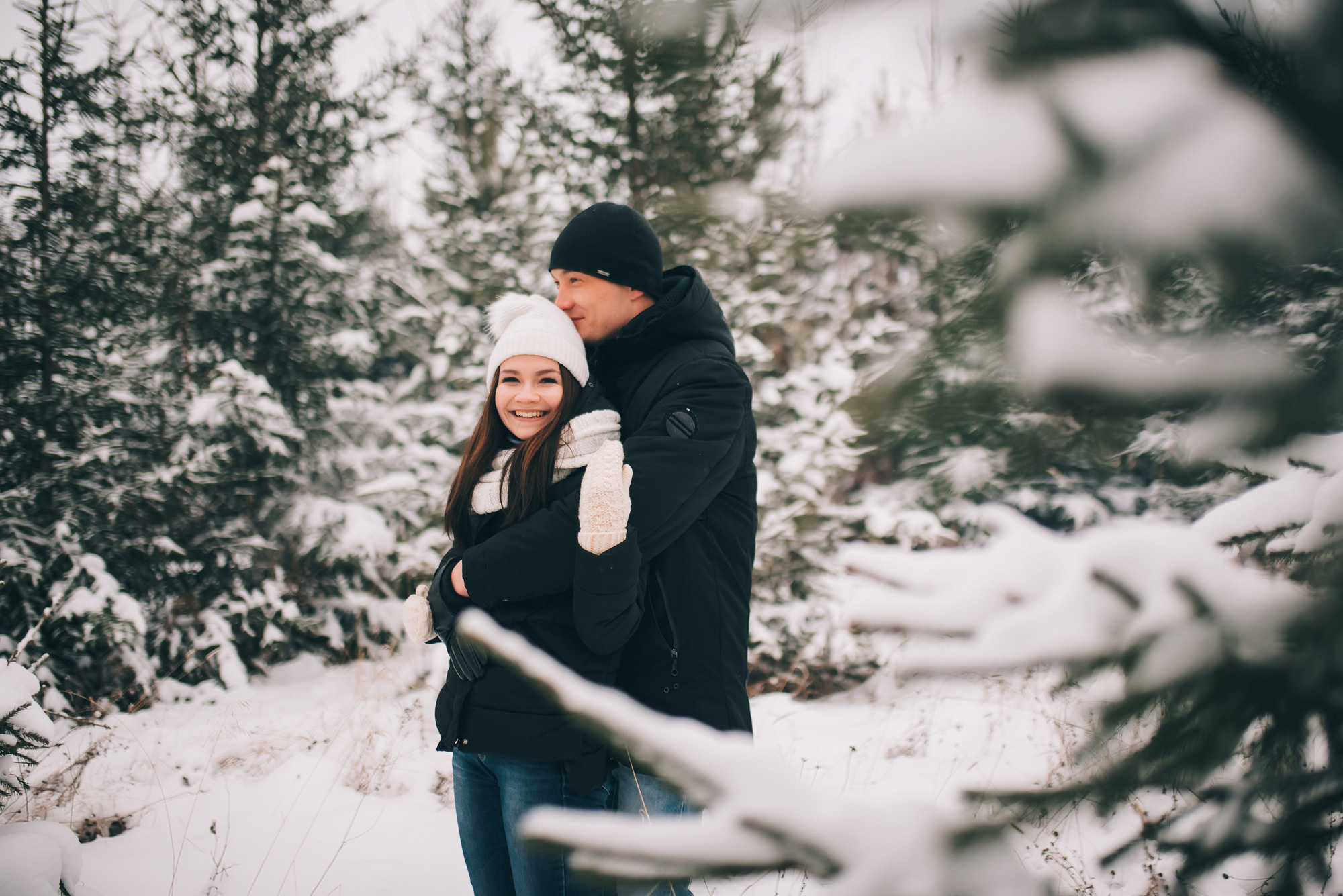Зимняя семейная фотосессия. Фотограф Игорь Гуменников Удмуртия Шаркан