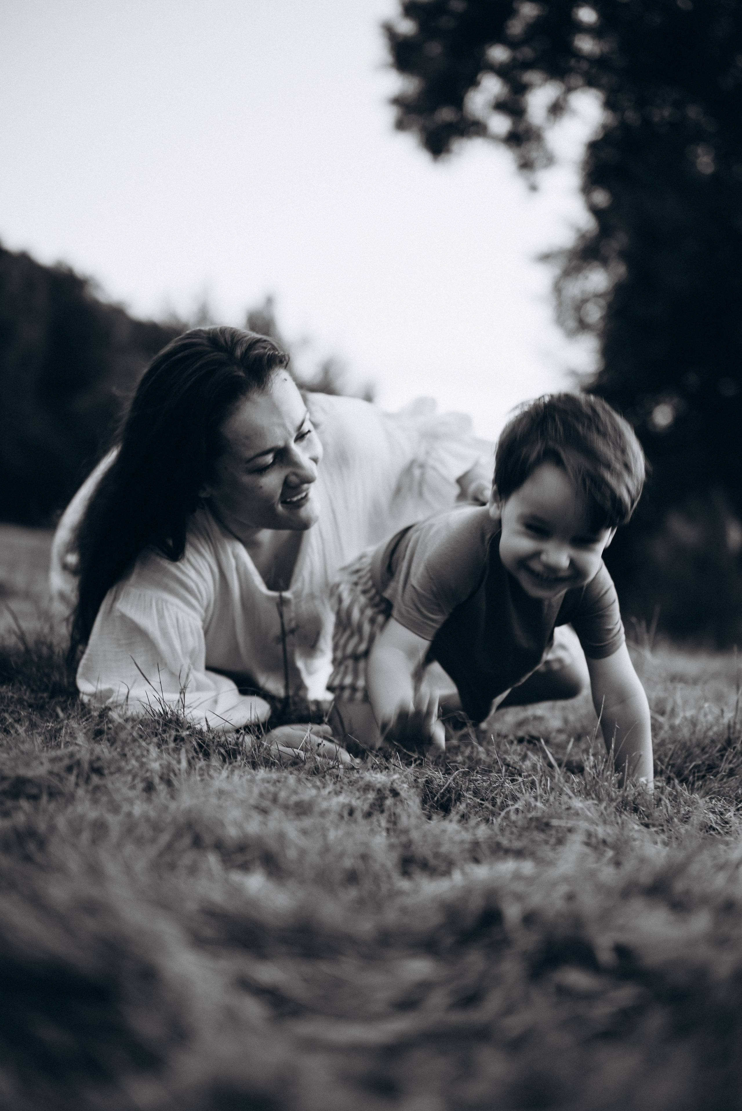 Игры на закате. Семейный фотограф в Москве Дарья Пузикова