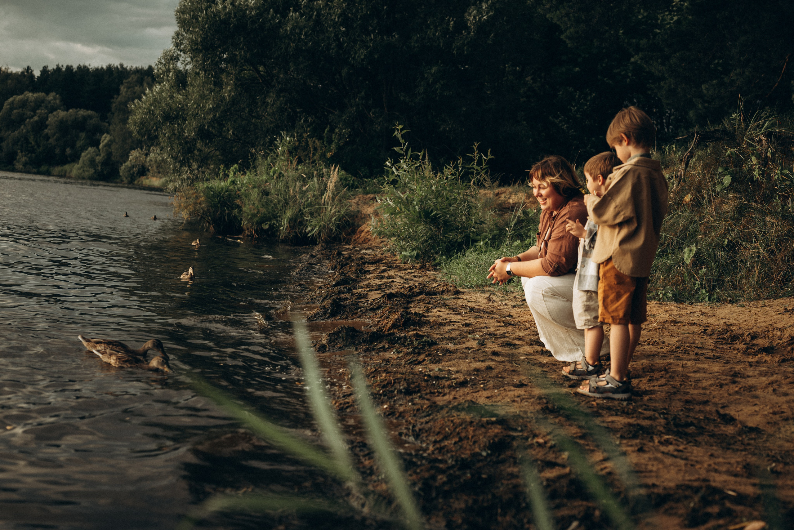 Летним вечером…. Семейный фотограф в Москве Дарья Пузикова