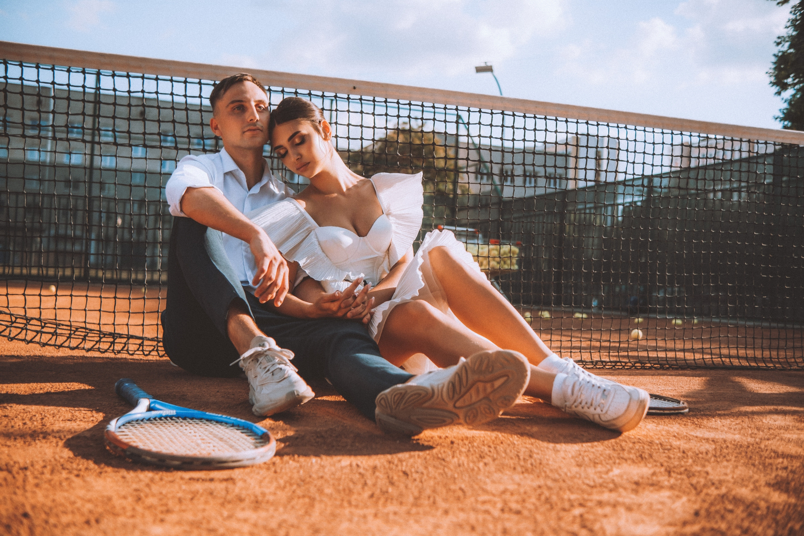 Love story на теннисном корте. Nattie.ph