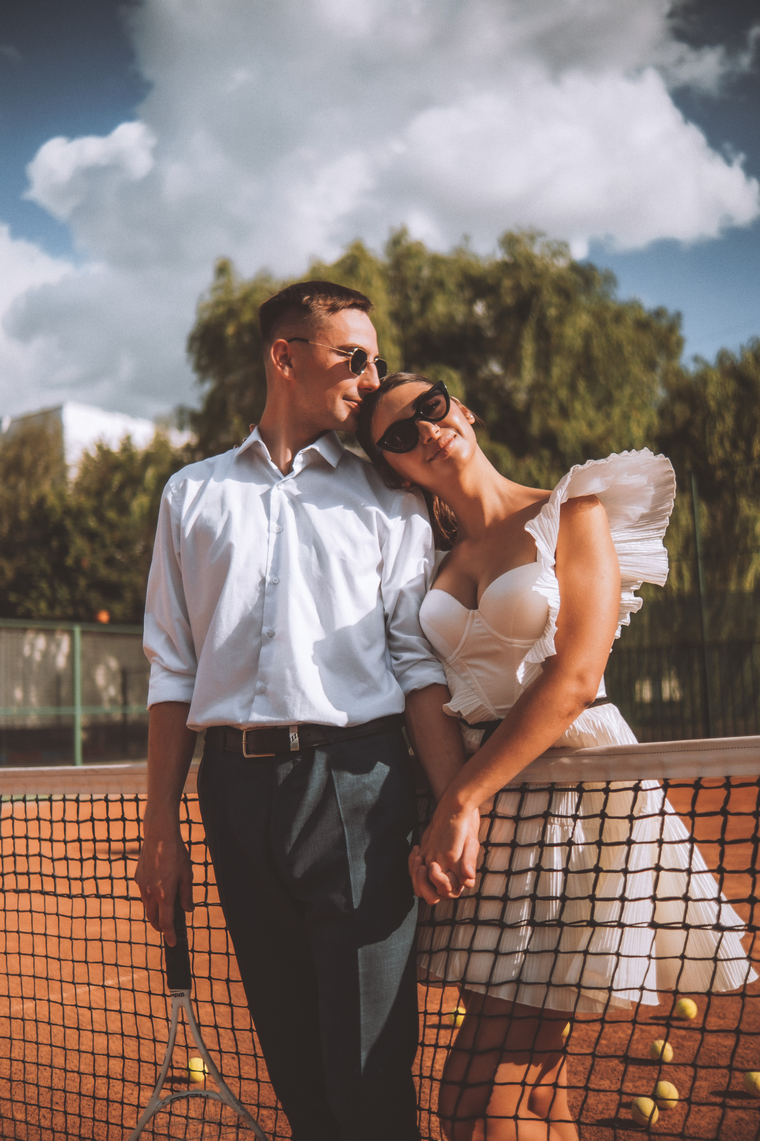 Love story на теннисном корте. Nattie.ph