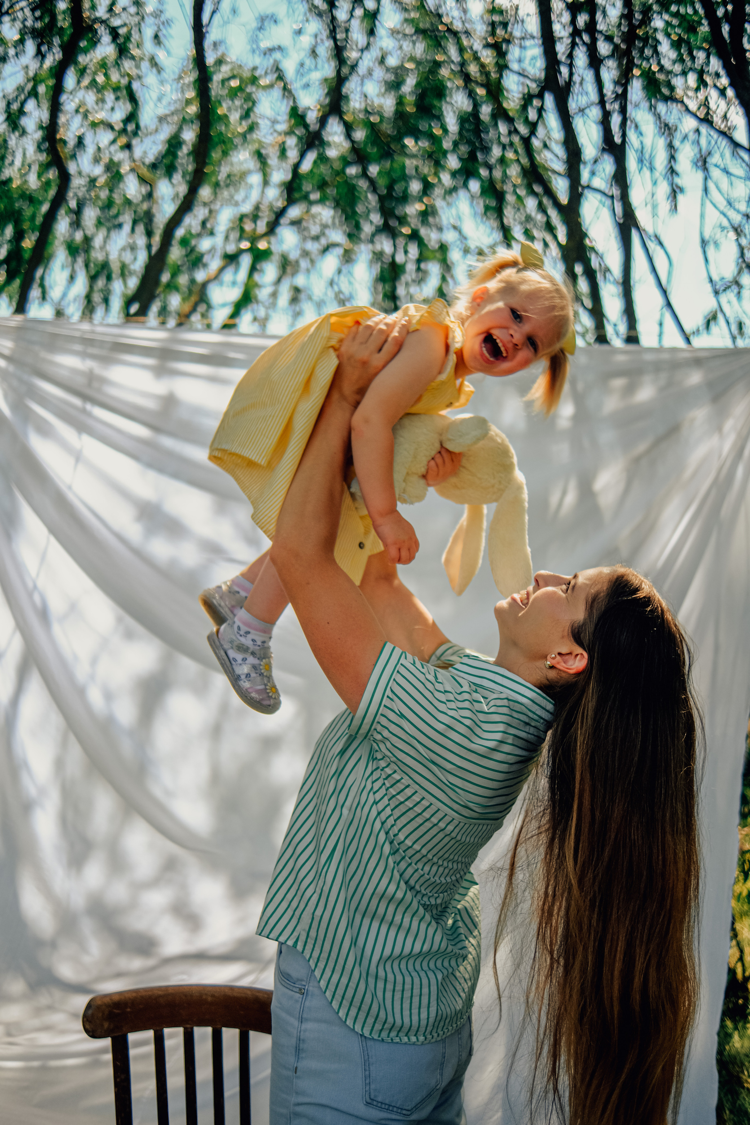 Алина с малышами. Nattie.ph