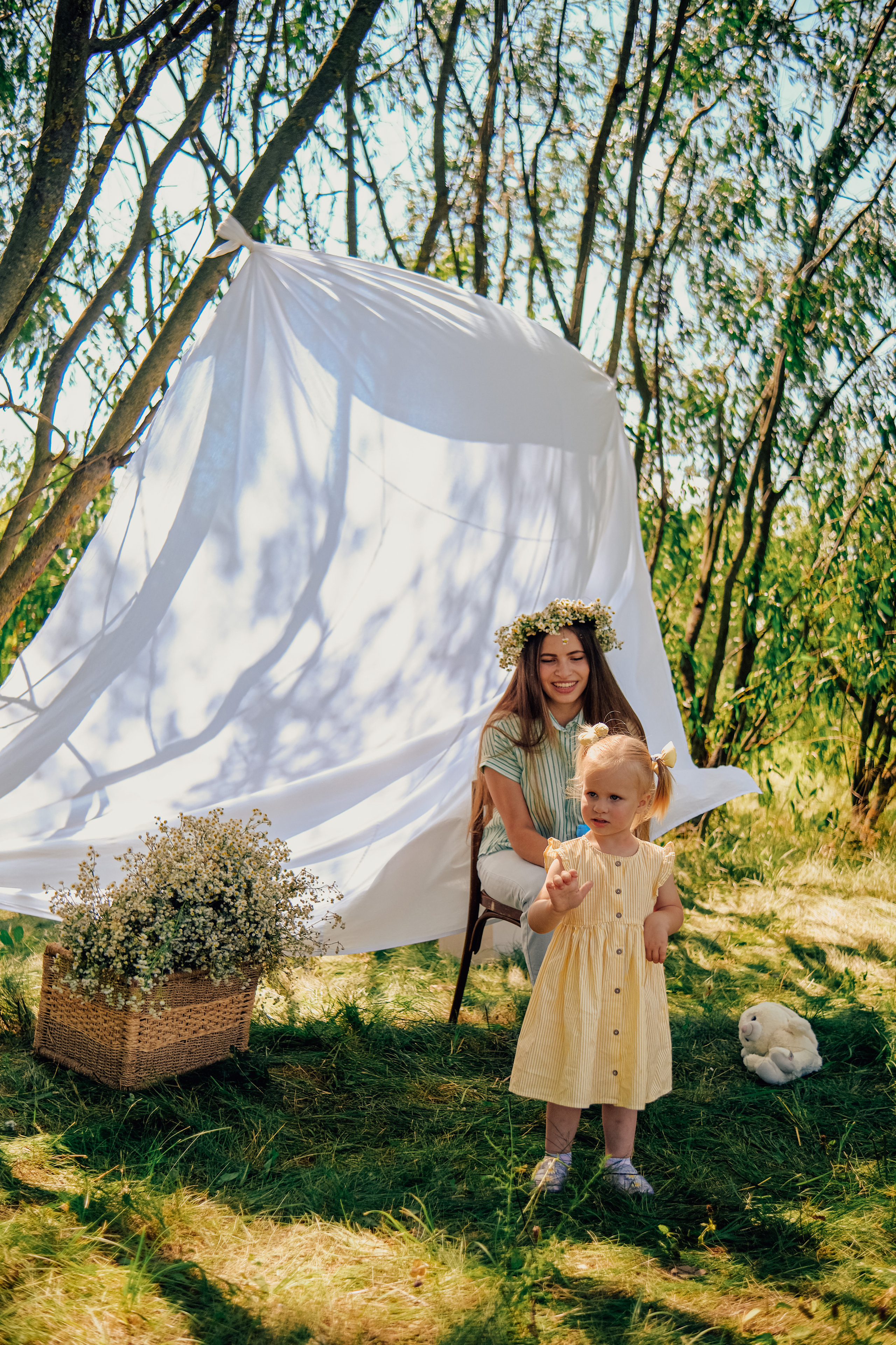 Алина с малышами. Nattie.ph