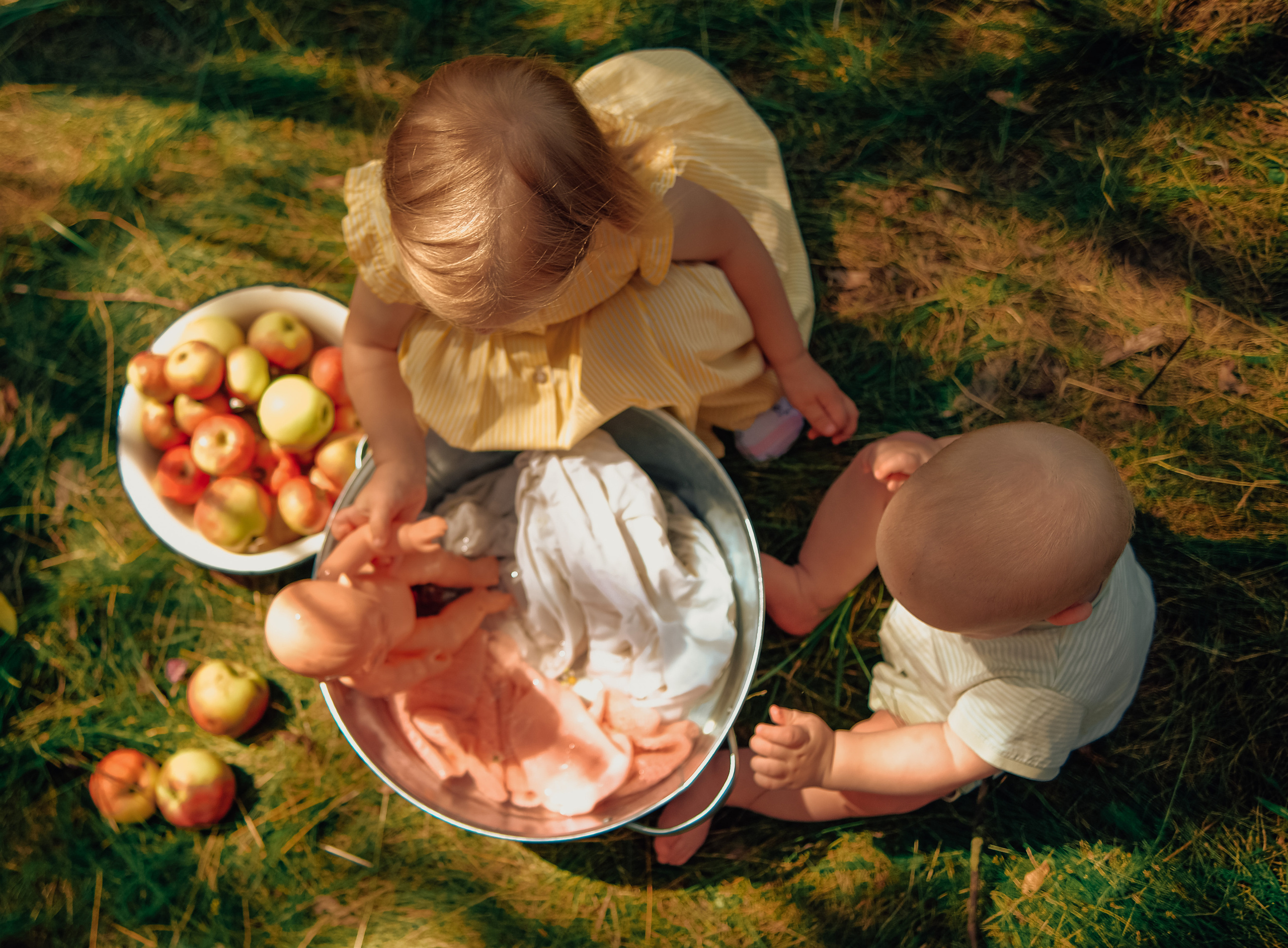 Алина с малышами. Nattie.ph