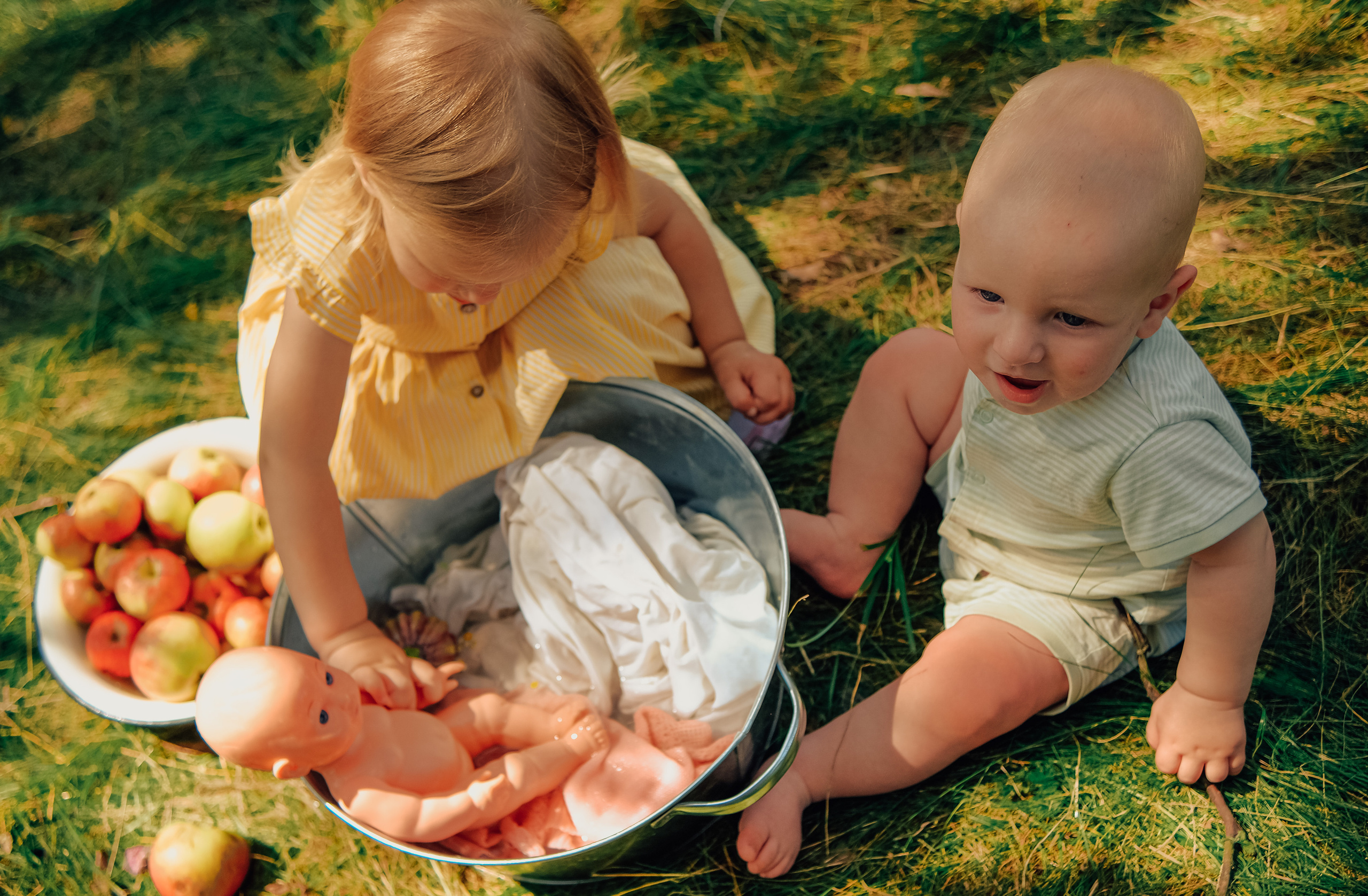 Алина с малышами. Nattie.ph