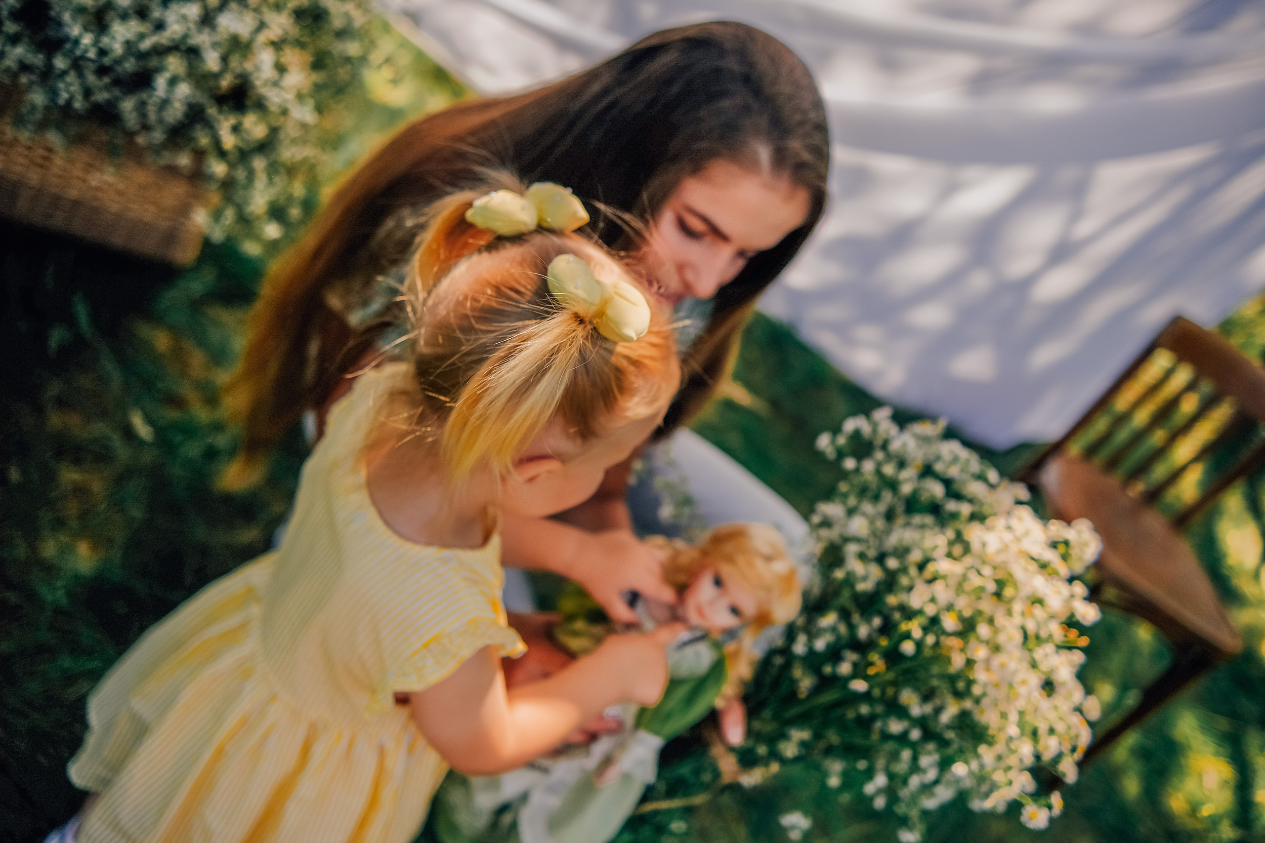 Алина с малышами. Nattie.ph