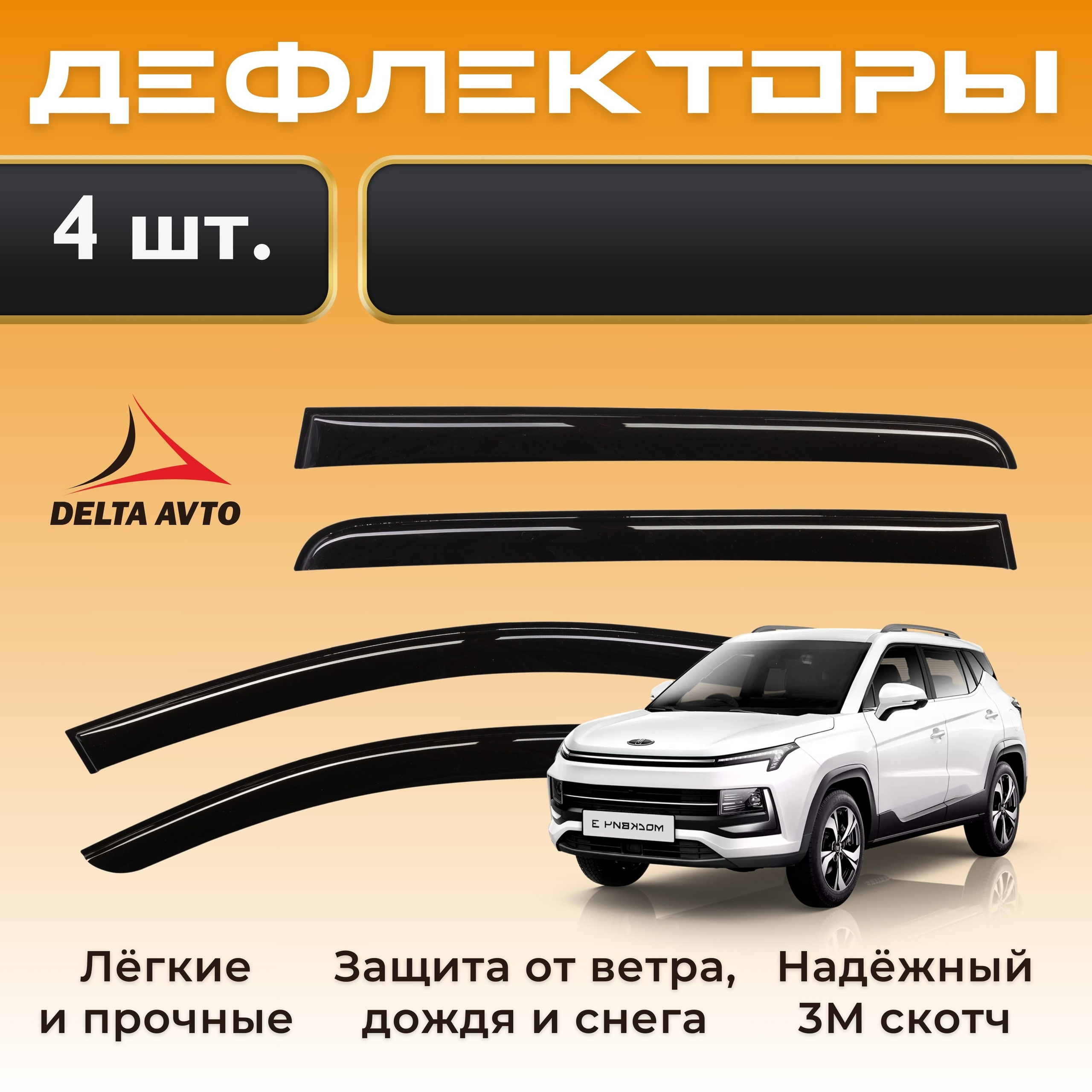 Инфографика для маркетплейсов: дефлекторы для автомобиля. Маркетолог в Москве, специалист по коммуникациям и рекламе Аня Смоляга