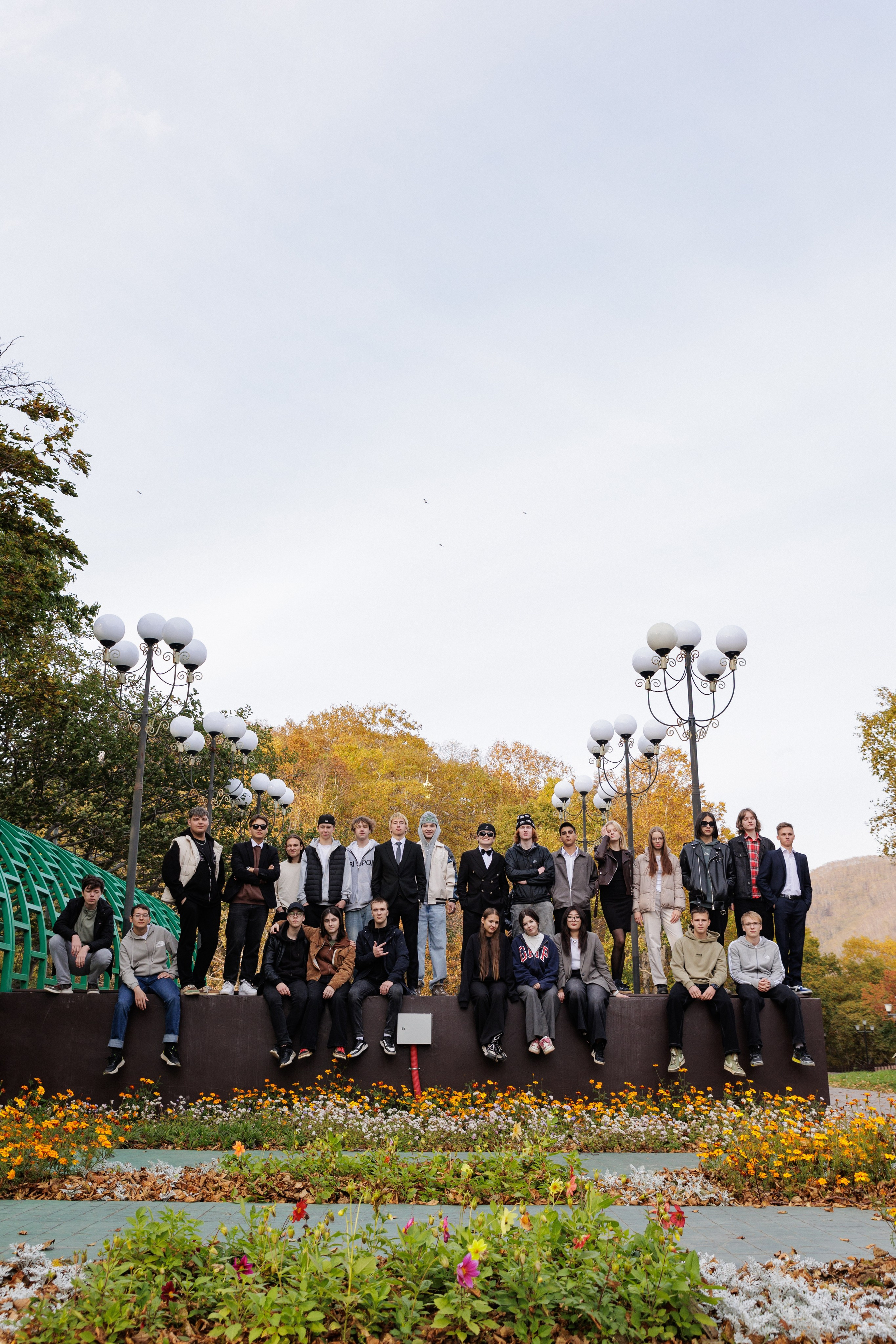Школьная фотосессия в центре Петропавловска-Камчатского