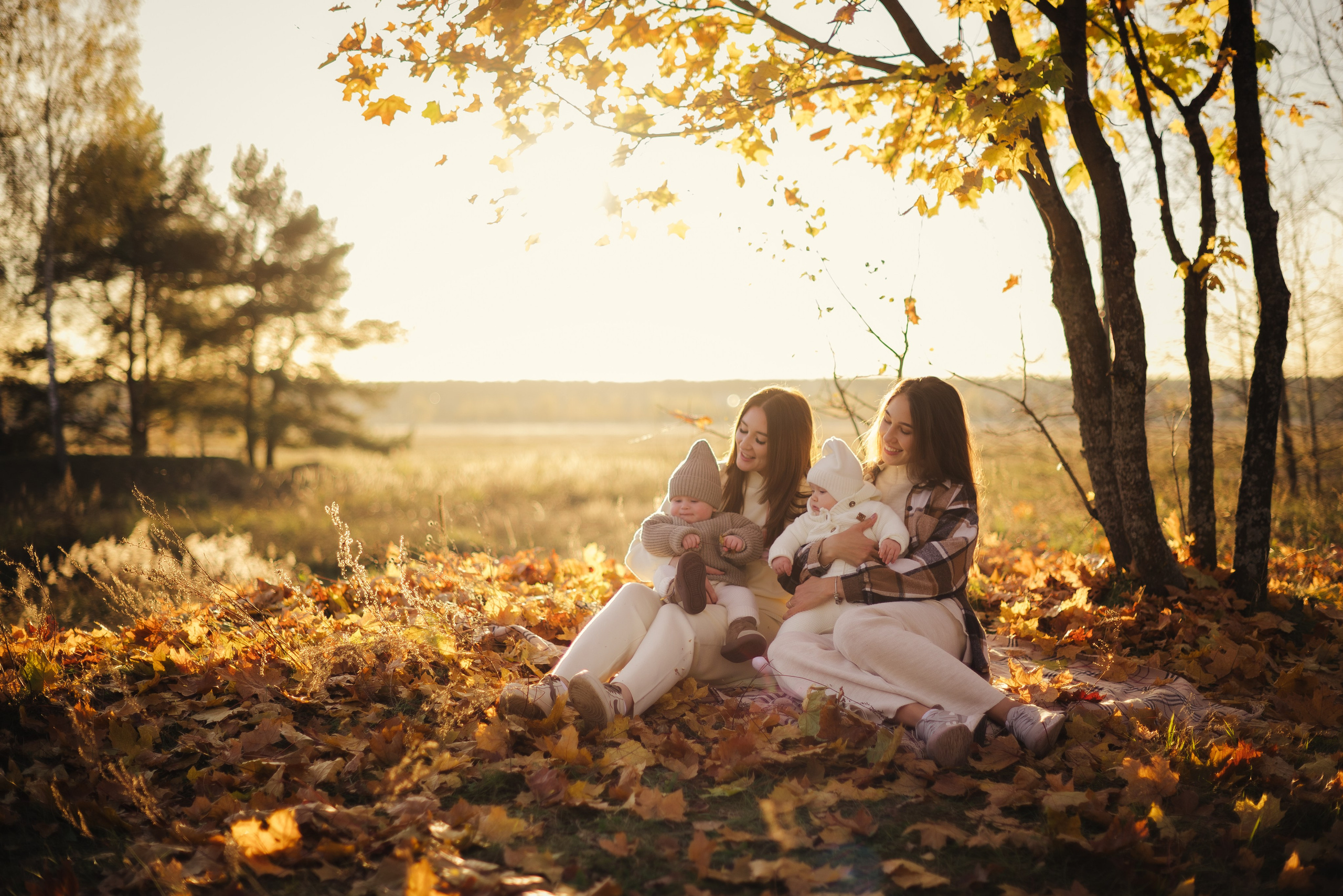 Мамочки осенью. Семейный и детский фотограф в Щелково Алена Дробот